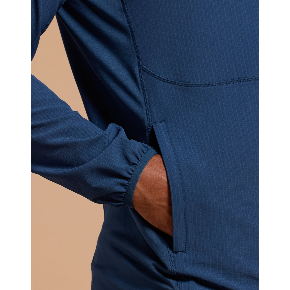 Gym+Coffee Relentless Train Midlayer (Mens) - Petrol Blue