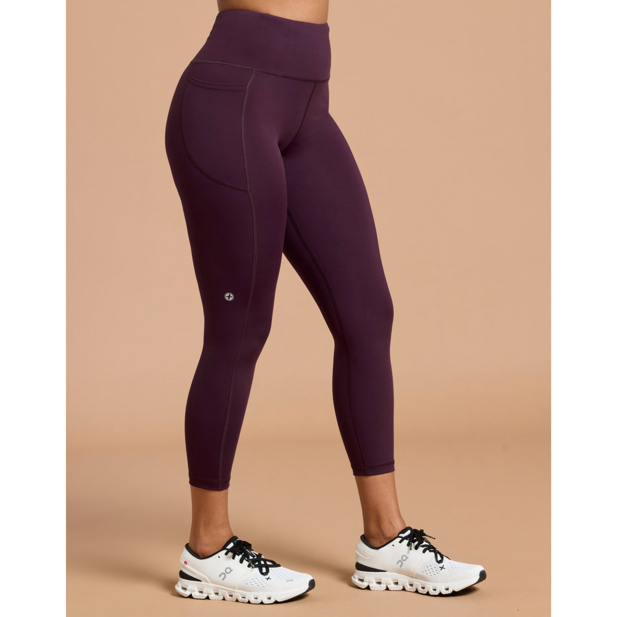 Gym+Coffee Relentless 7/8 Legging (Ladies) - Grape Noir