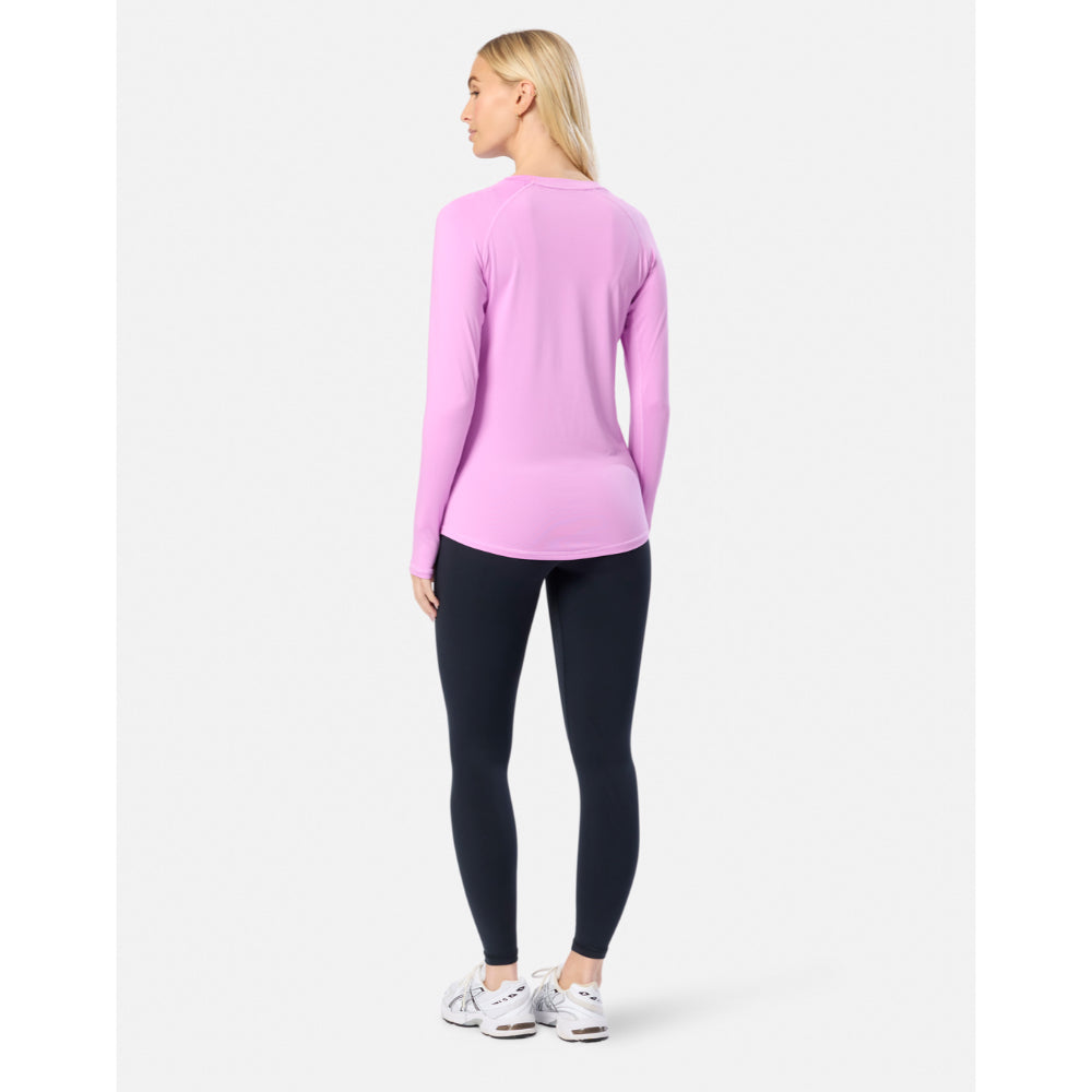 Gym+Coffee Relentless Long Sleeve (Ladies) - Neon Pink