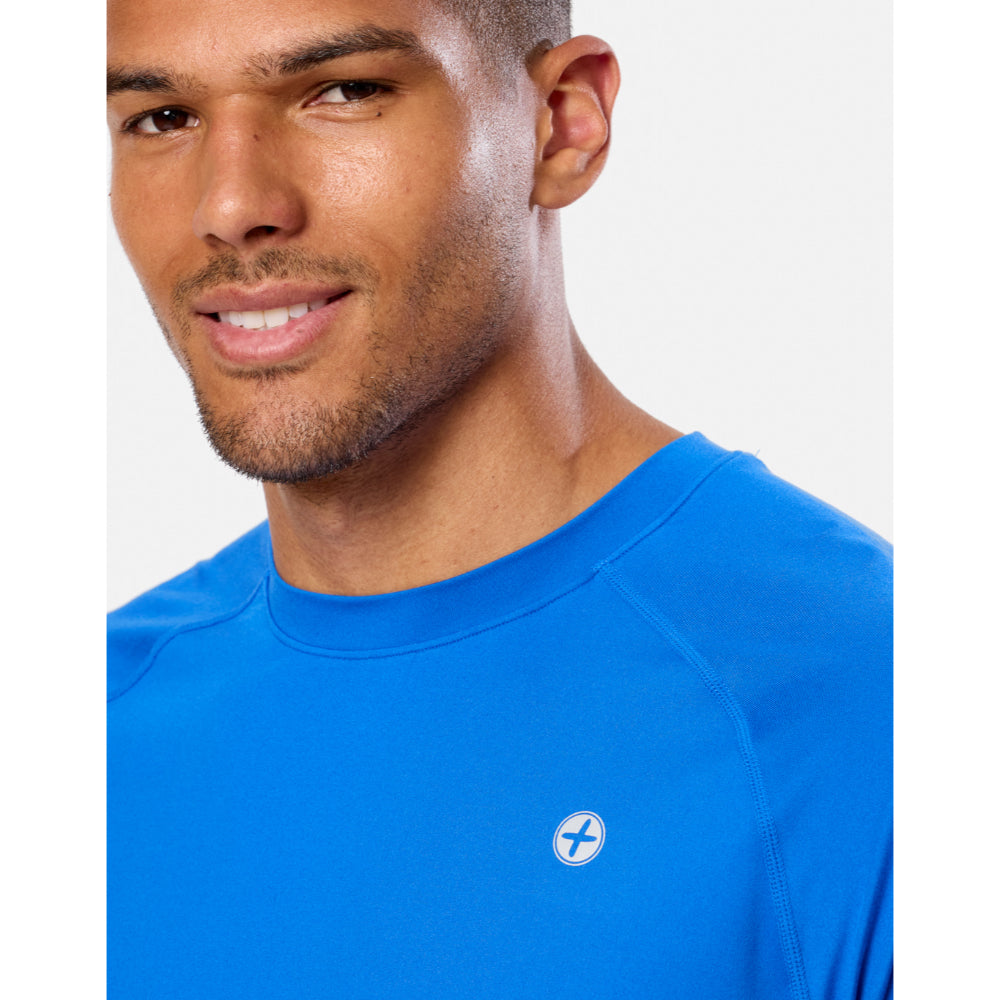 Gym+Coffee Relentless Tee (Mens) - Azure Blue