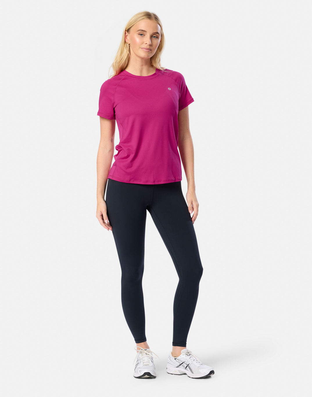 GymPlusCoffee Relentless Tee (Ladies) - Sunrise Pink