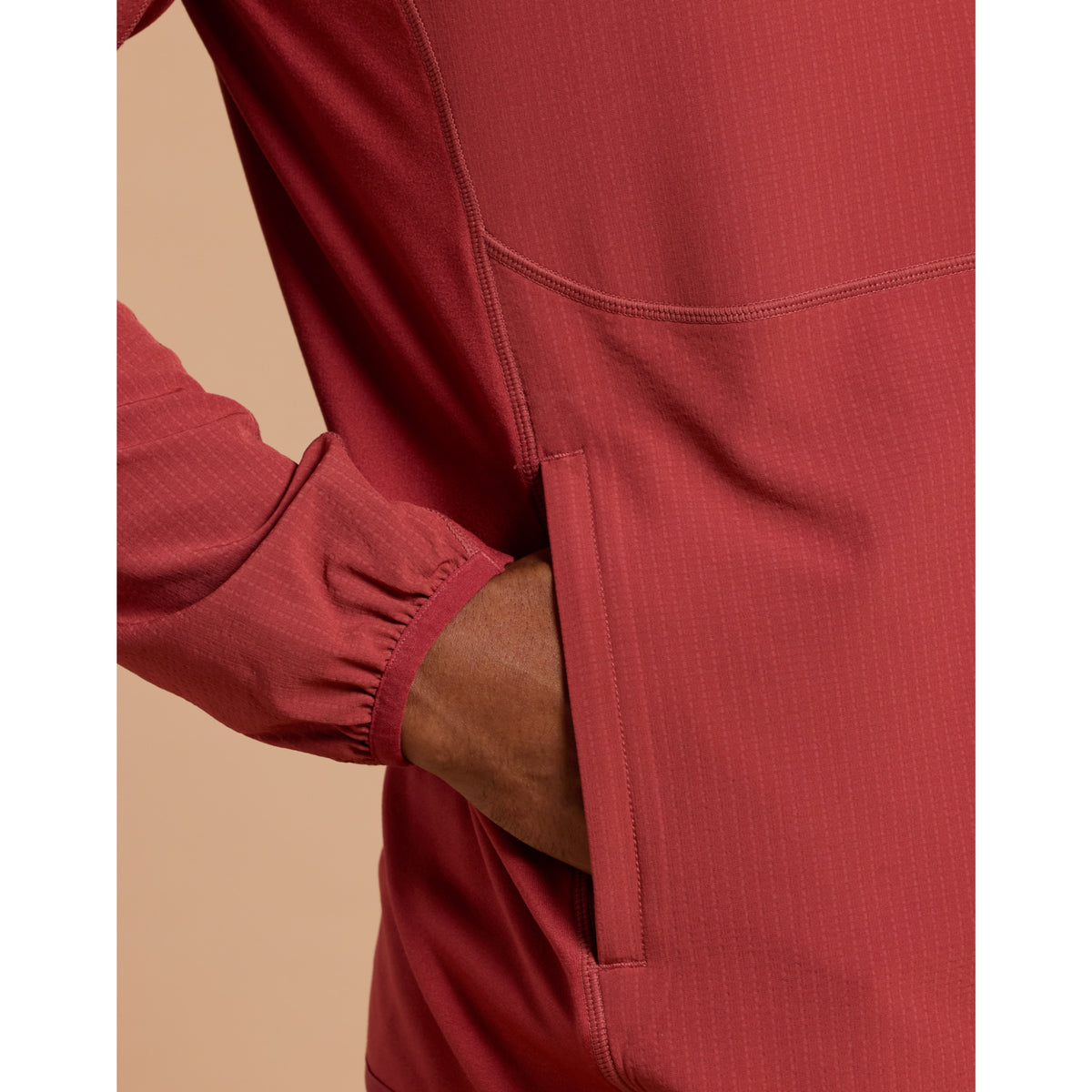 Gym+Coffee Relentless Train Midlayer (Mens) - Rust