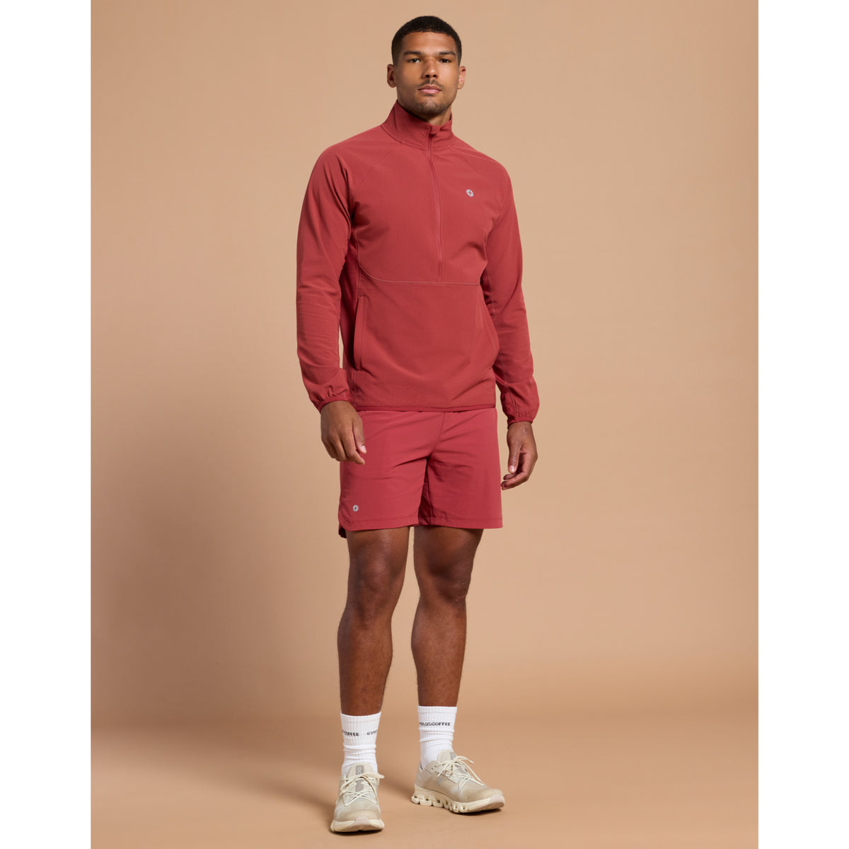 Gym+Coffee Relentless Train Midlayer (Mens) - Rust