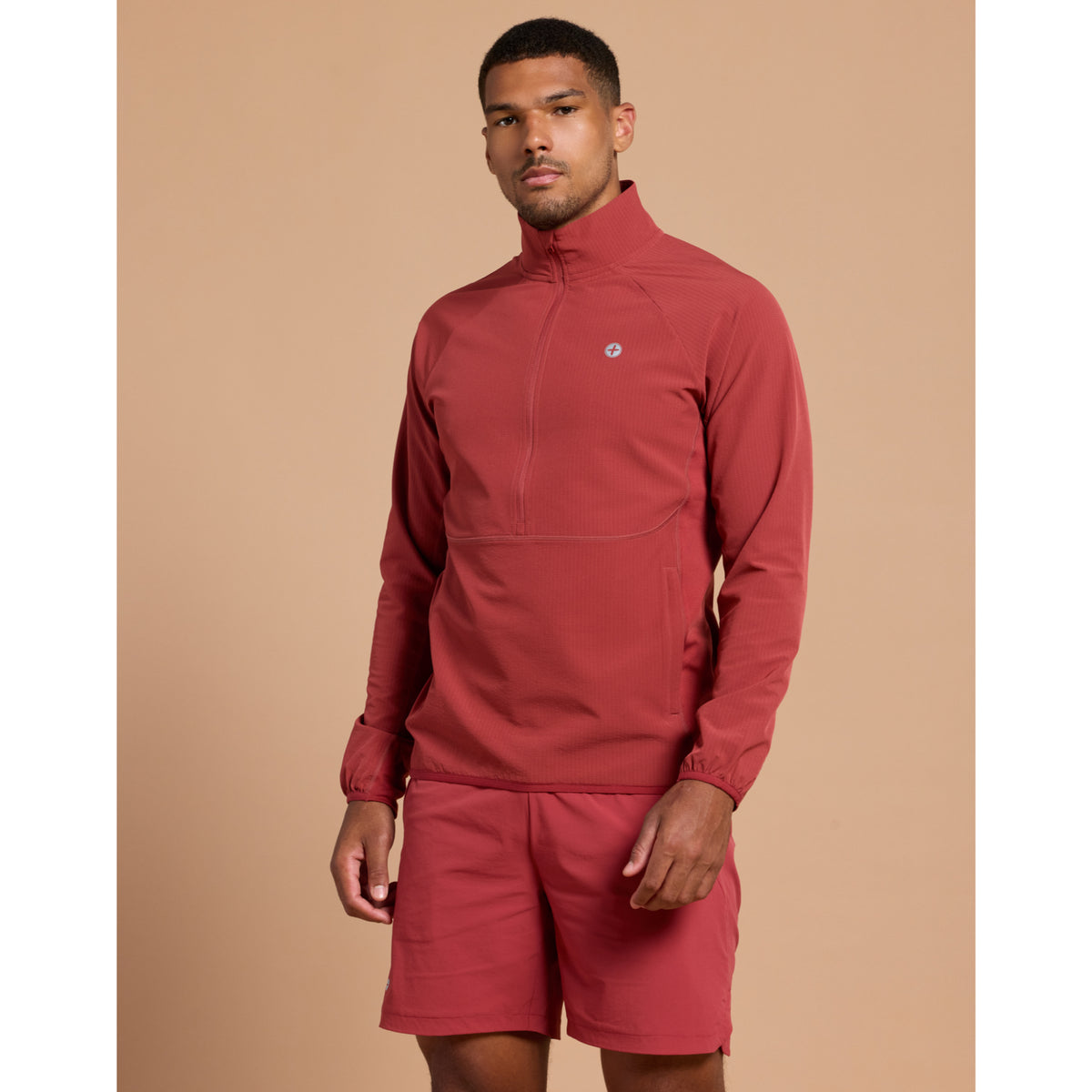 Gym+Coffee Relentless Train Midlayer (Mens) - Rust