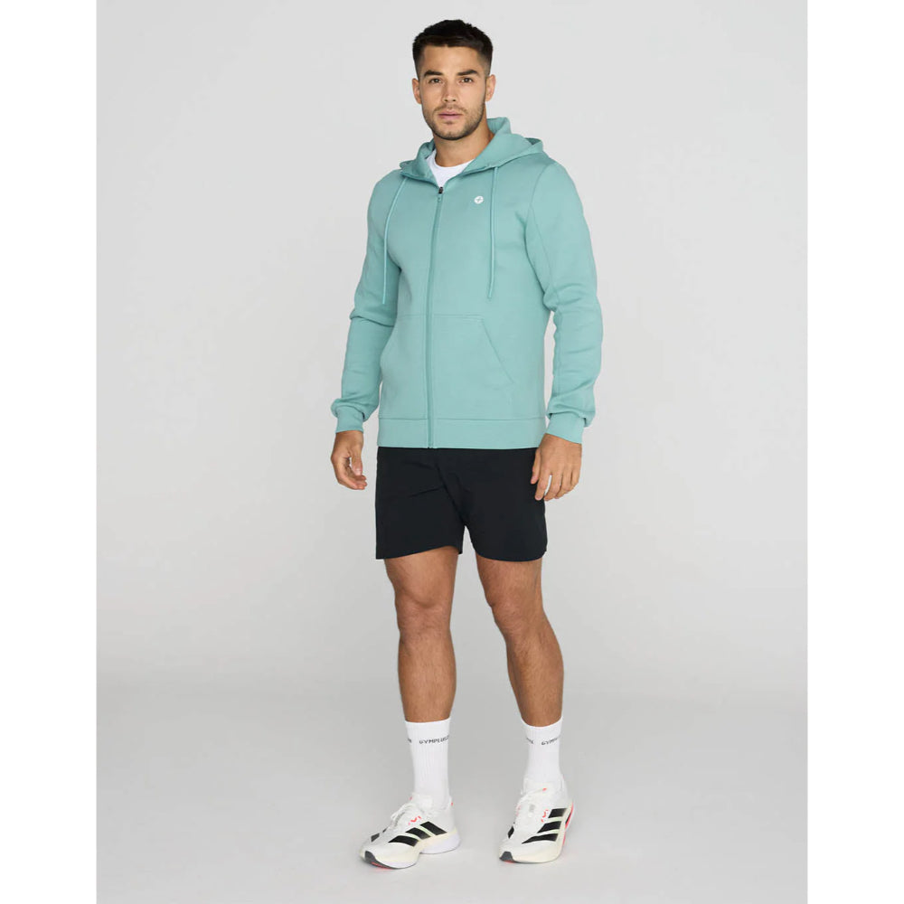 Gym+Coffee Relentless Zip Hoodie (Mens) - Fresh Green