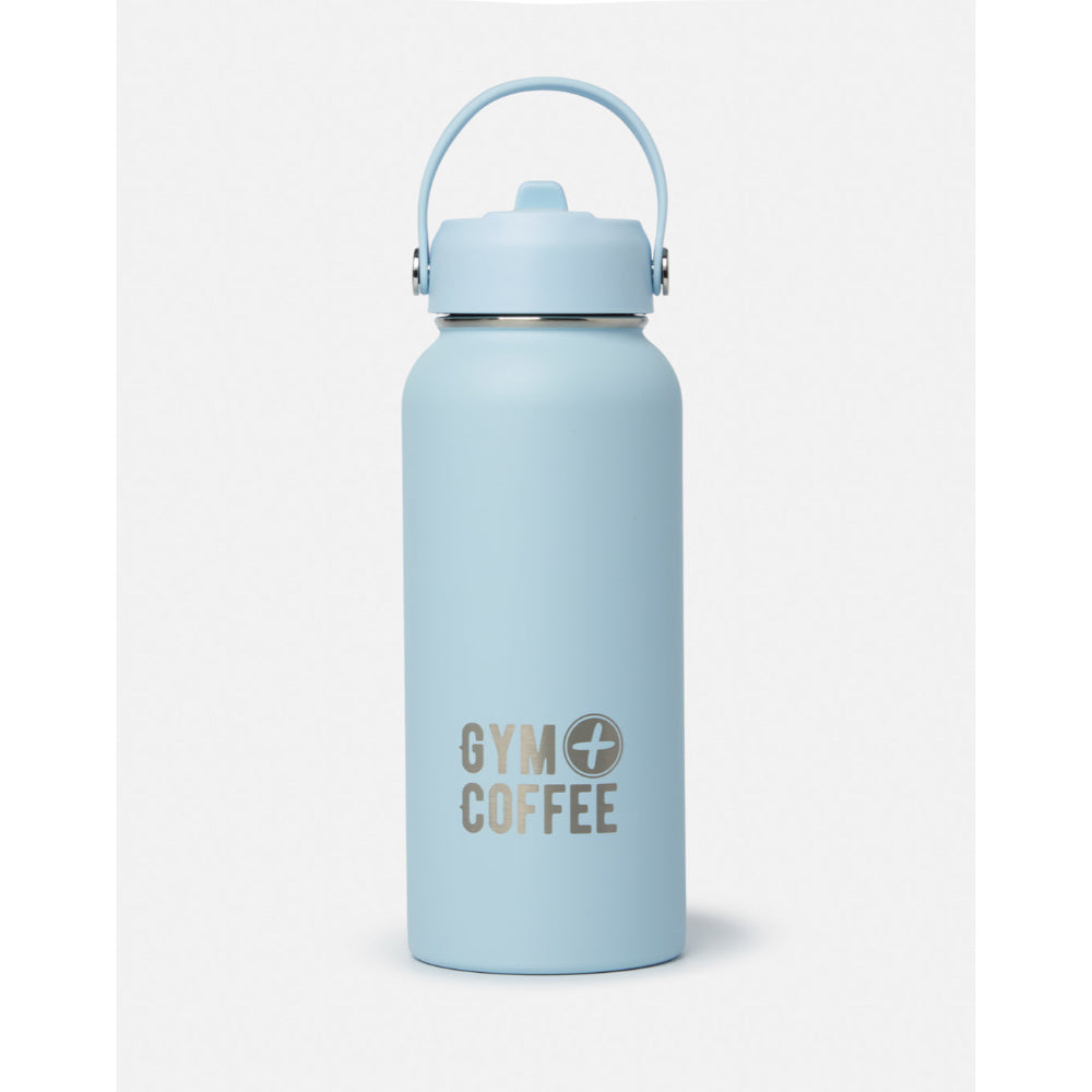 Gym+Coffee 1L Hydrate Bottle - Baby Blue
