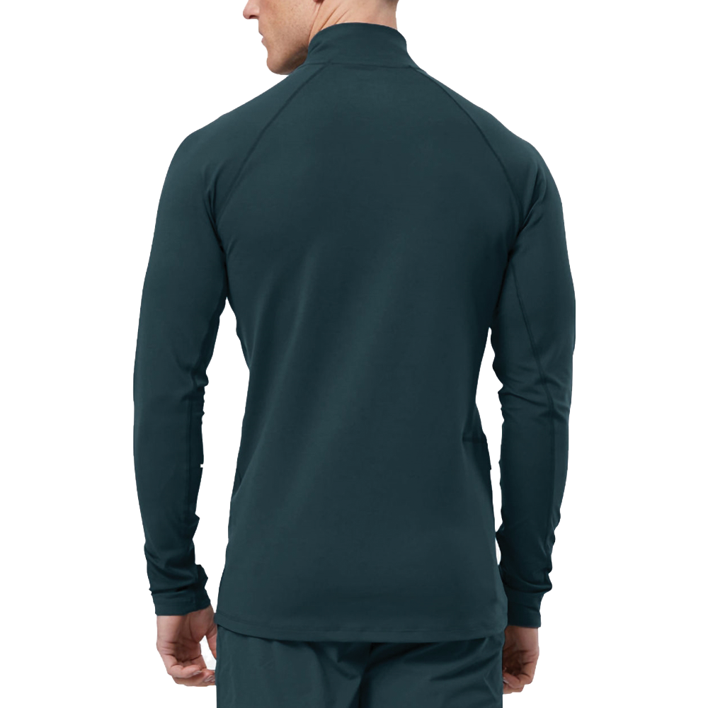 Gym+Coffee Relentless 1/4 Zip (Mens) - Moss Green