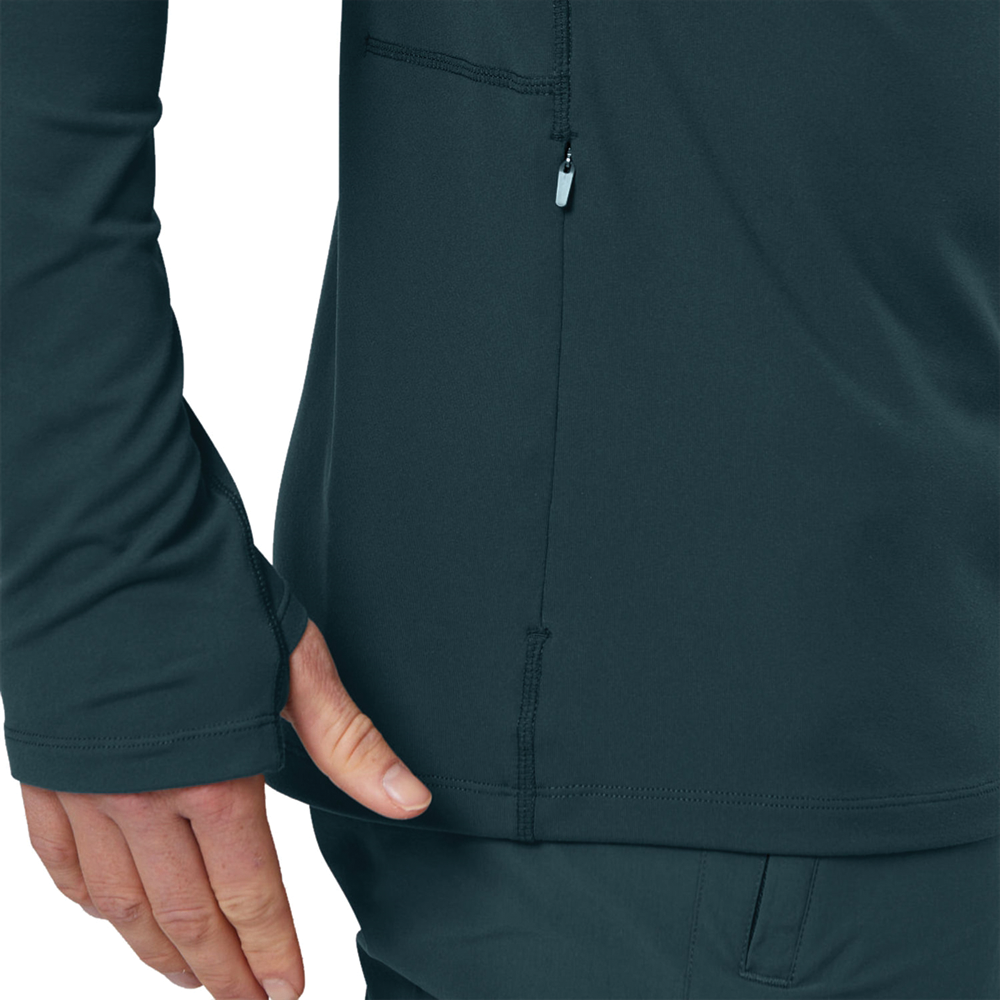 Gym+Coffee Relentless 1/4 Zip (Mens) - Moss Green