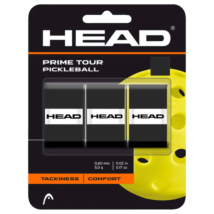 HEAD Prime Tour Pickleball 3 Pack (Black)