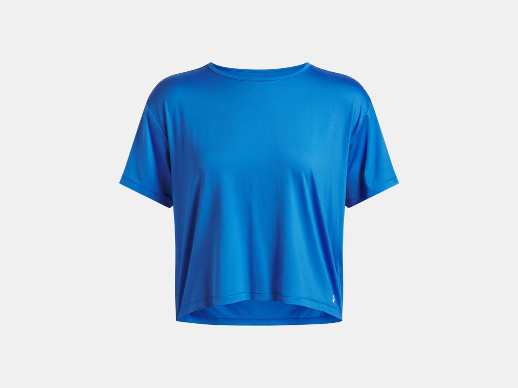 Under Armour Motion Short Sleeve Top (Ladies) - Blue Atlantis / White