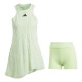 Adidas Melbourne AirChill Pro Tennis Dress (Ladies) - Semi Green Spark/Green Spark