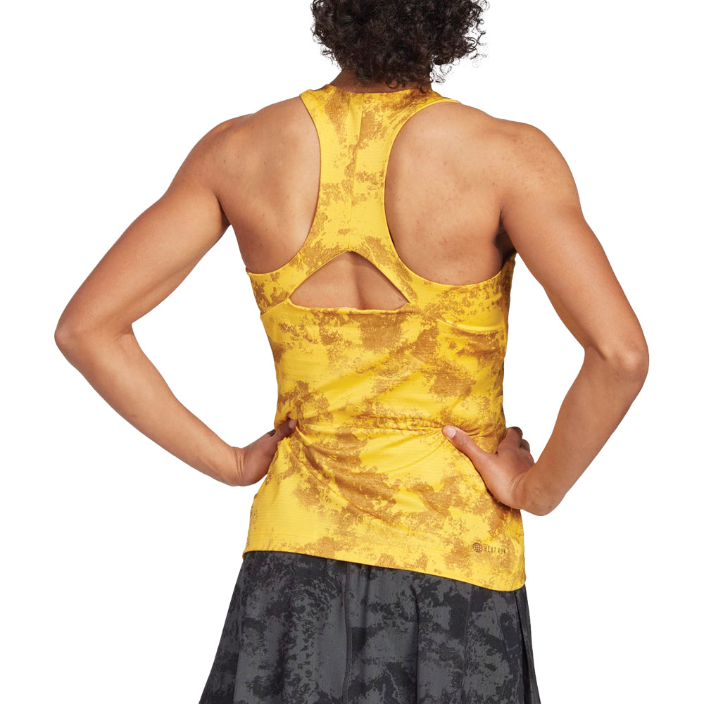Adidas Paris HEAT.RDY Tennis Y-Tank Top (Ladies) - Bold Gold