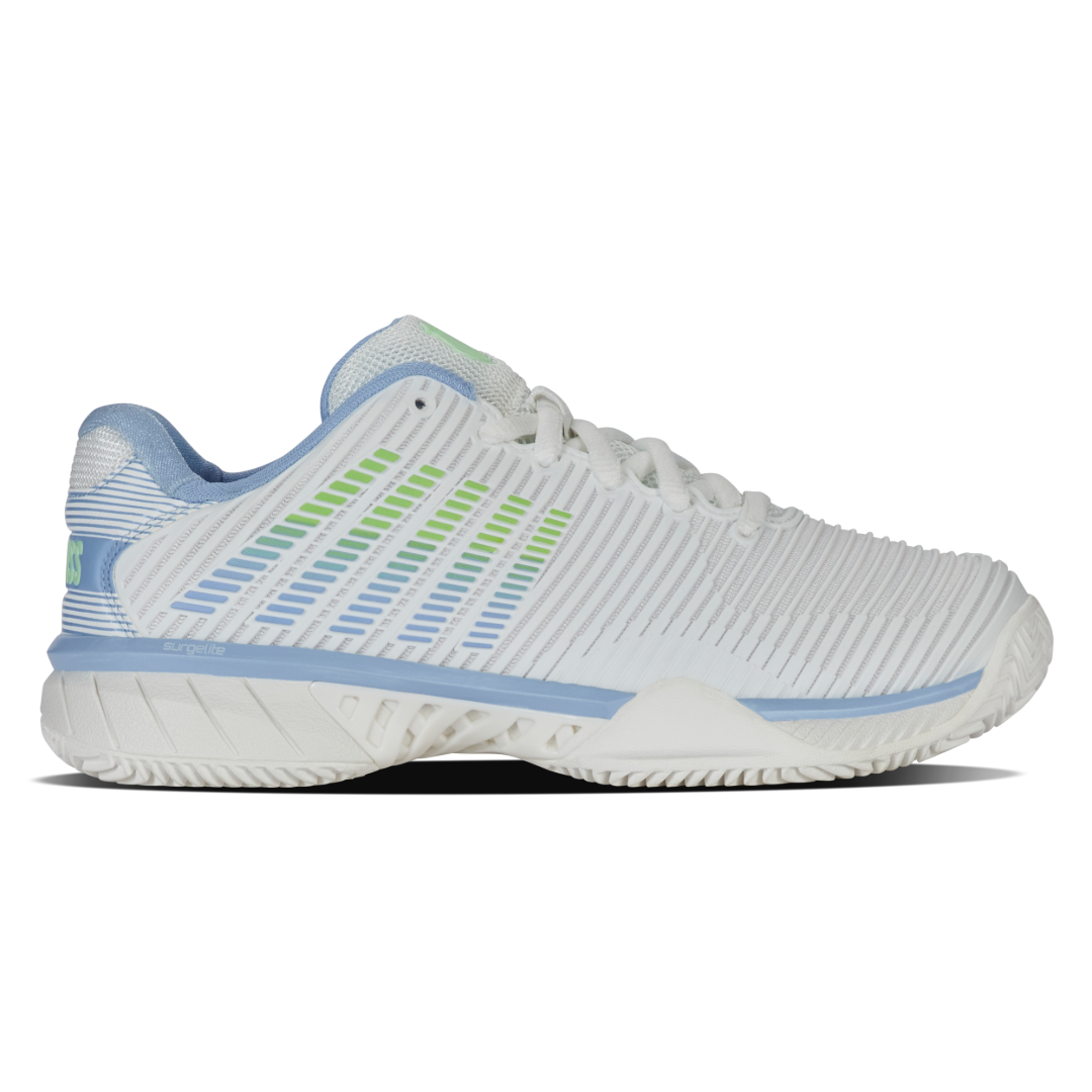 K-Swiss Hypercourt Express 2 (Ladies) - Clay-White/Dutch Canal/Paradise Green