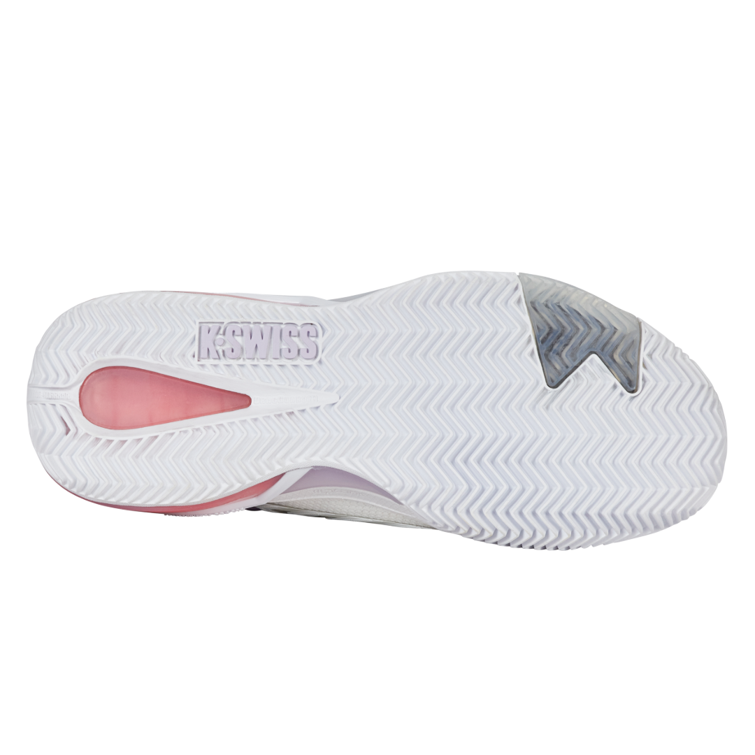 K-Swiss Ultrashot 4 (Ladies) - Clay-White/Orchid Petal/Neon Blaze