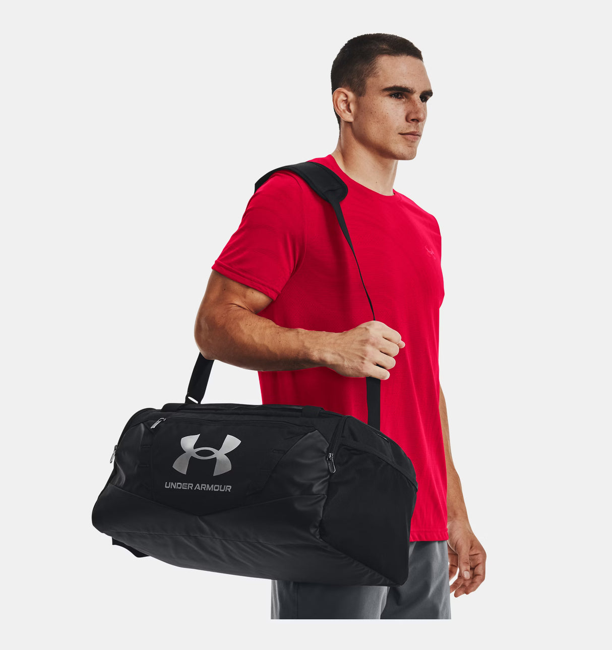 Under Armour Undeniable 5.0 Small Duffle Bag - Black / Black / Metallic Silver