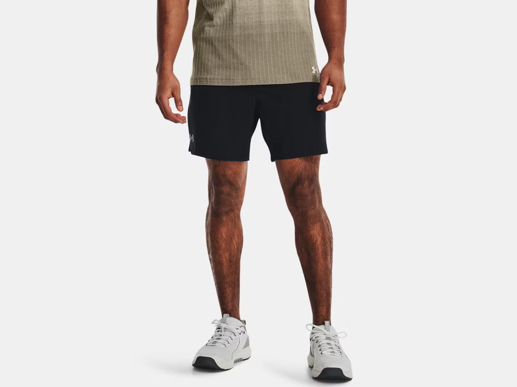 Under Armour Vanish Woven 6" Shorts (Men's) - Black / Pitch Grey