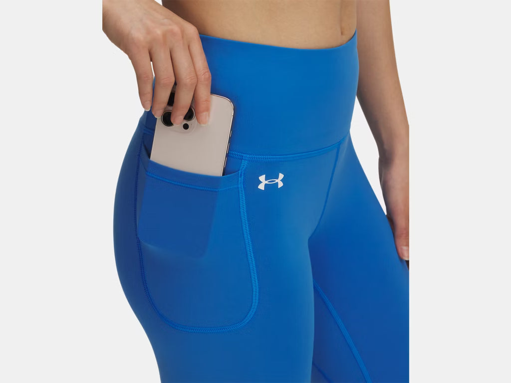 Under Armour Motion Capris Leggings (Ladies) - Blue Atlantis / White