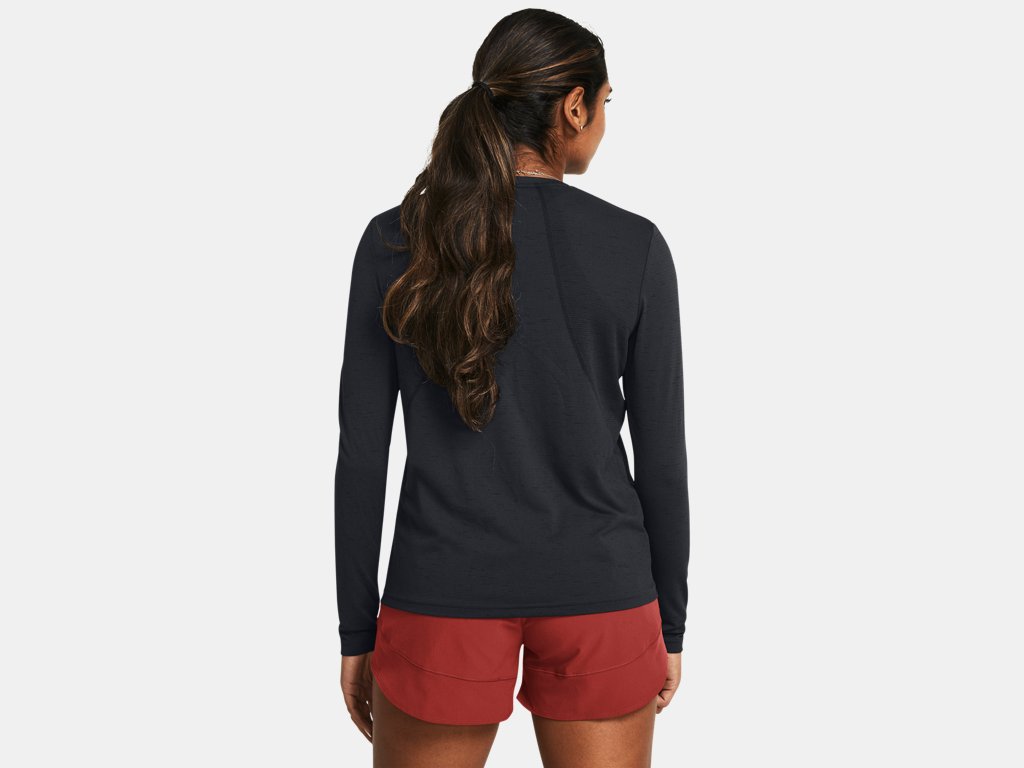 Under Armour Vanish Seamless Loose Long Sleeve (Ladies) - Black / Anthracite / White