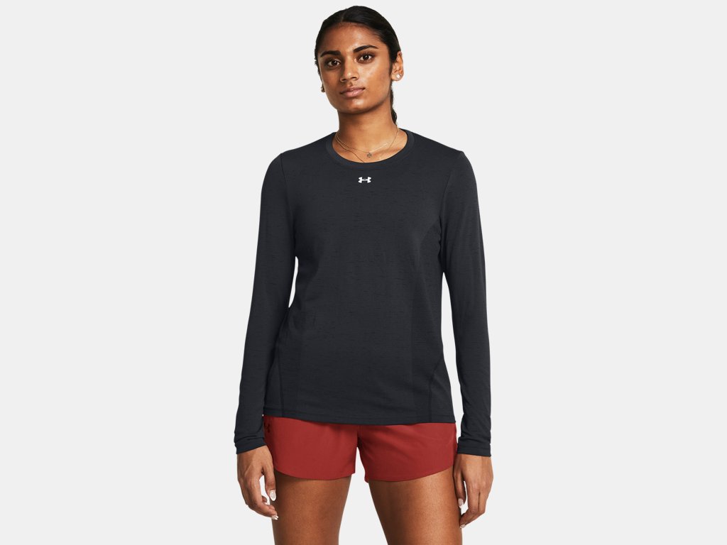 Under Armour Vanish Seamless Loose Long Sleeve (Ladies) - Black / Anthracite / White