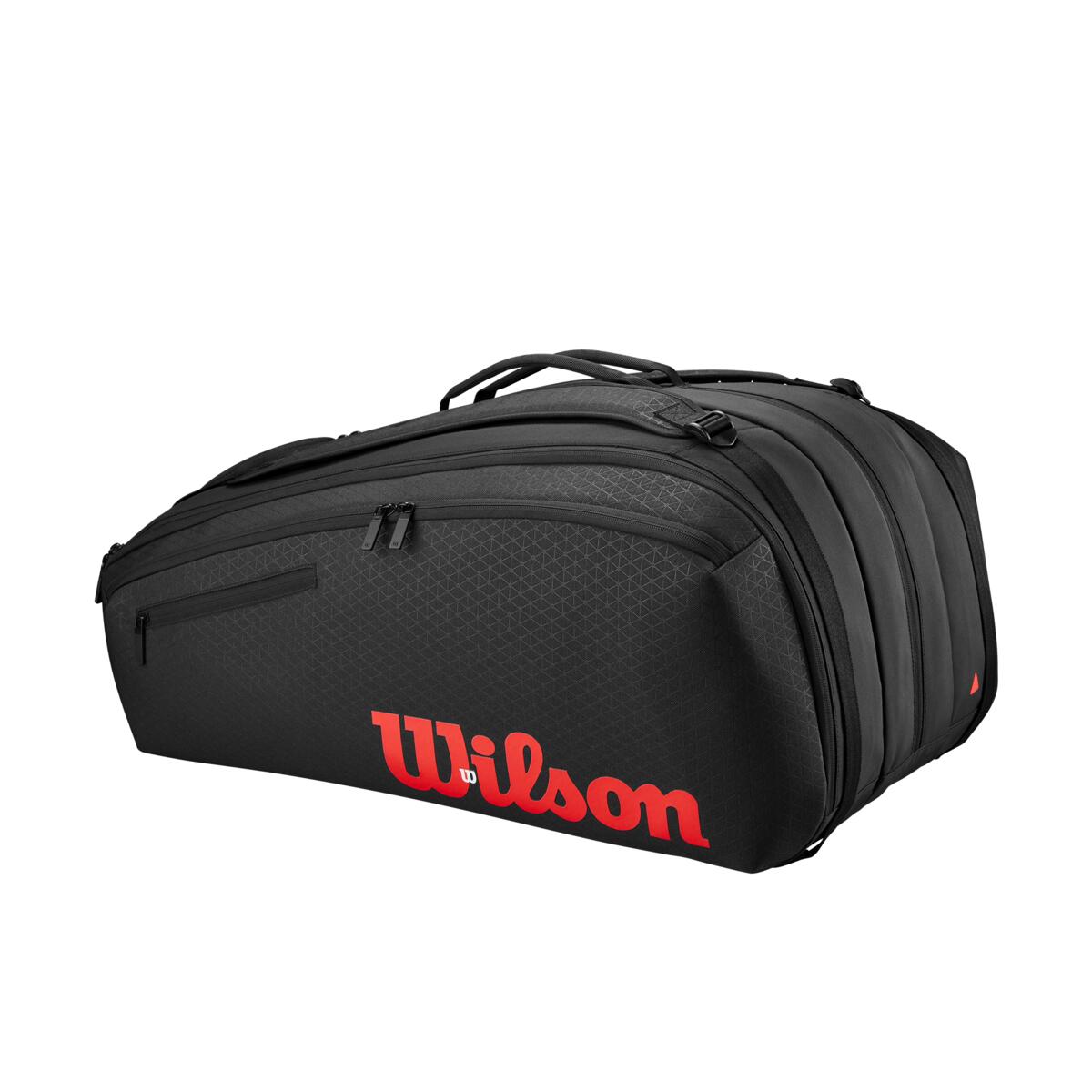 Wilson Clash V3 15 Pack Racket Bag - Black/Red