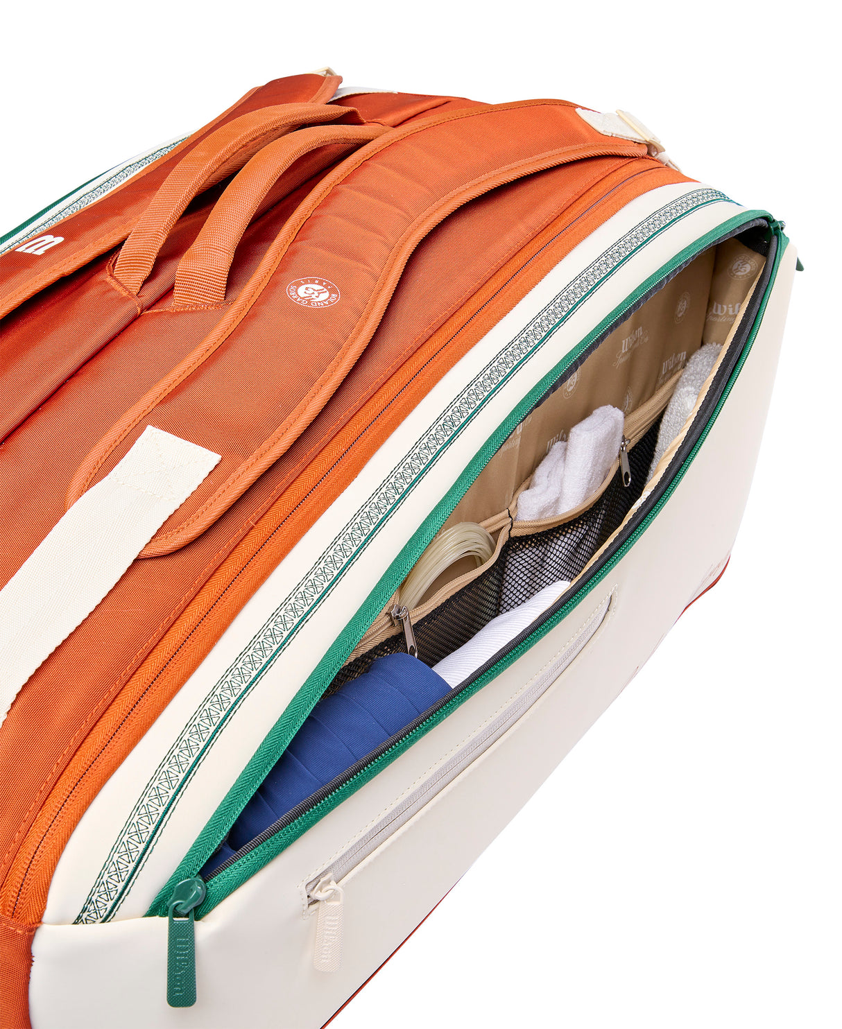 Wilson Roland Garros 2026 9PK Racket Bag - Cream