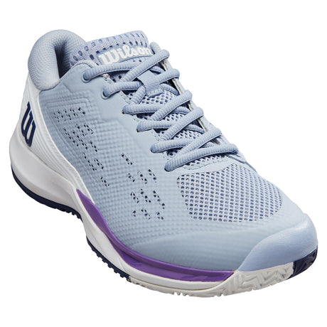 Wilson Rush Pro Ace All Court Tennis Shoes (Ladies) - Eventide/White/Royal Lilac