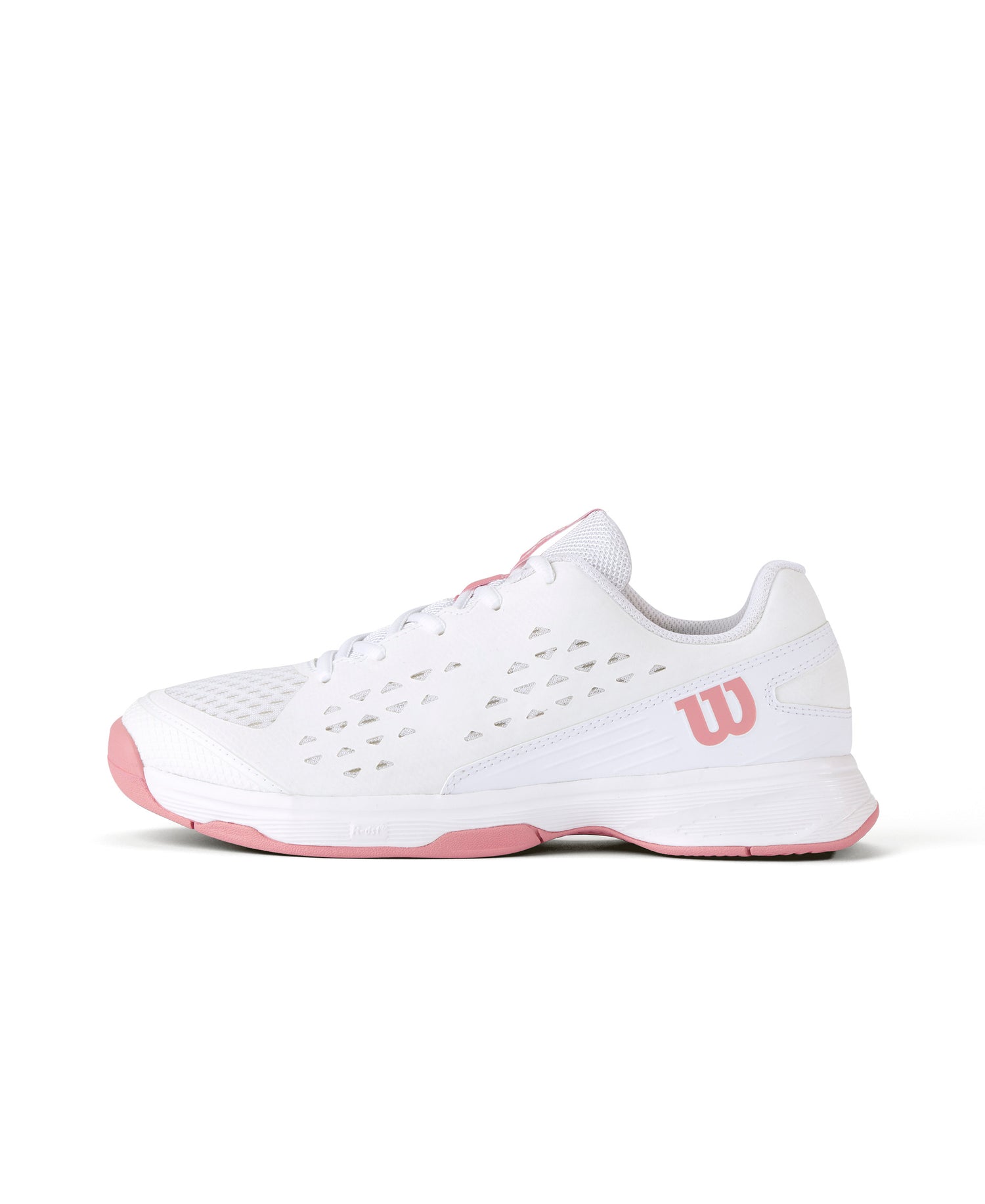 Wilson Rush Pro Ace Junior Tennis Shoes - White / White / Mauveglow