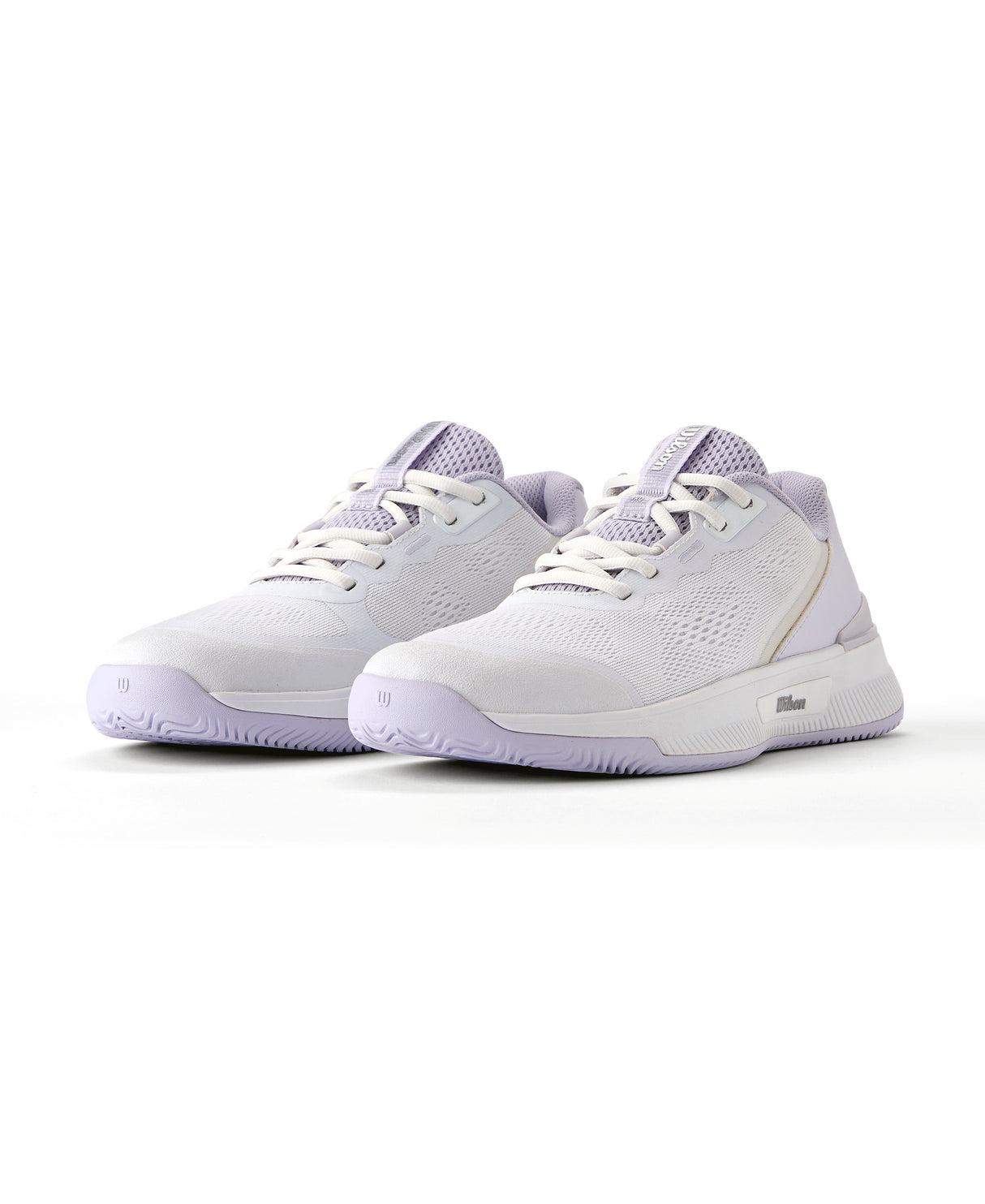 Wilson Intrigue Pro All Court Tennis Shoes (Ladies) - White / Lavender Blue / Silver