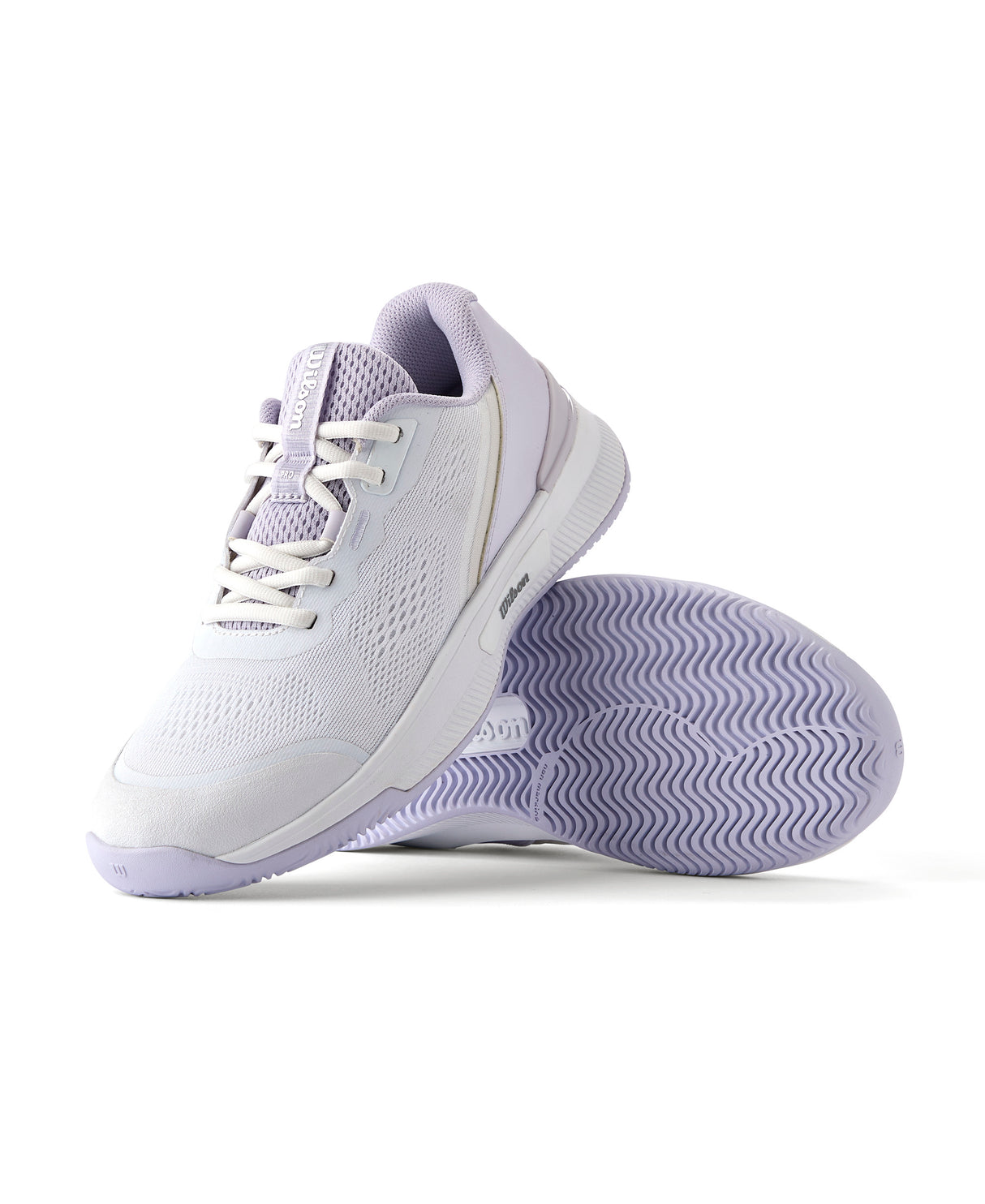 Wilson Intrigue Pro All Court Tennis Shoes (Ladies) - White / Lavender Blue / Silver