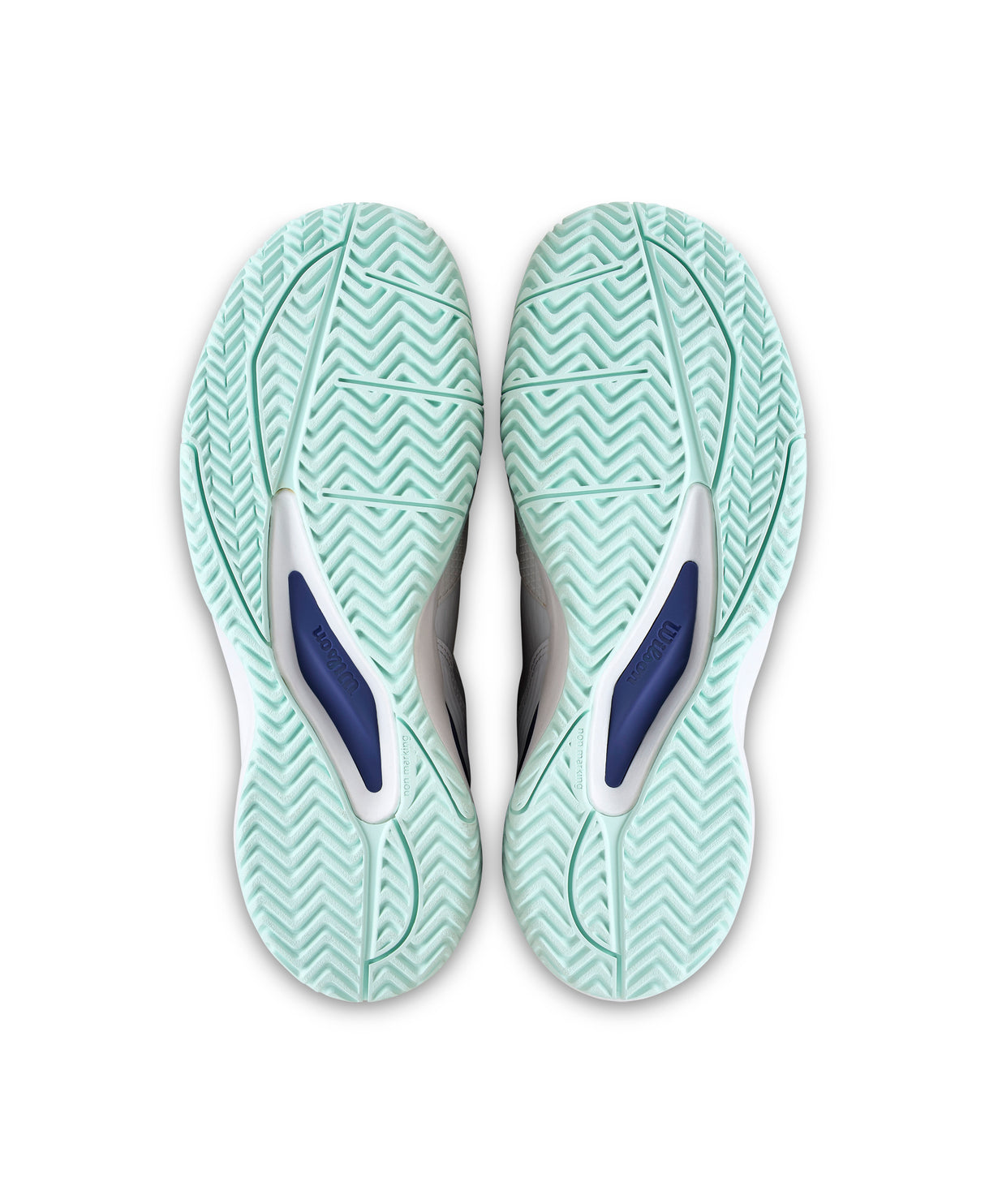 Wilson Rush Pro Ace Junior All Court Tennis Shoe - White/Bay/Skipper Blue