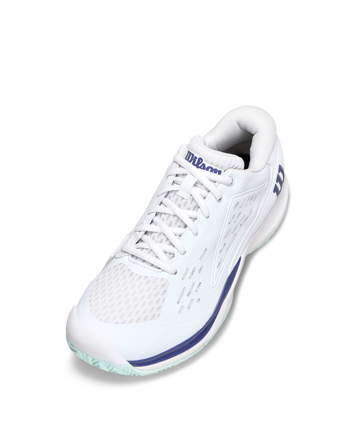 Wilson Rush Pro Ace Junior All Court Tennis Shoe - White/Bay/Skipper Blue