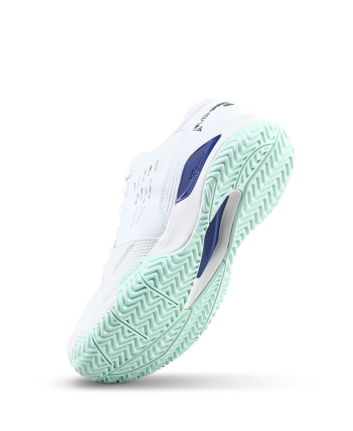 Wilson Rush Pro Ace Junior All Court Tennis Shoe - White/Bay/Skipper Blue