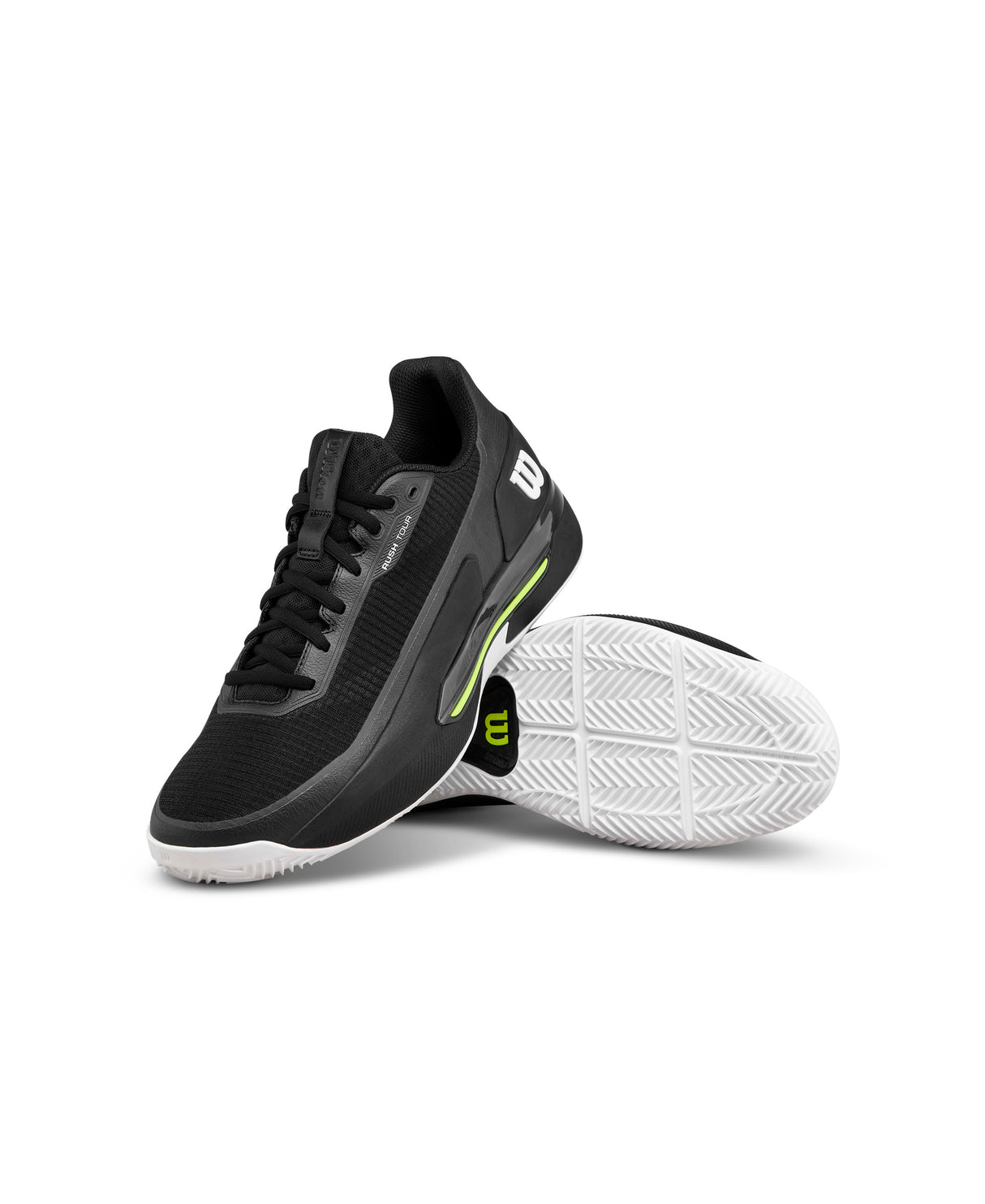 Wilson Rush Tour 5 Clay Court Tennis Shoe (Mens) - Black/White