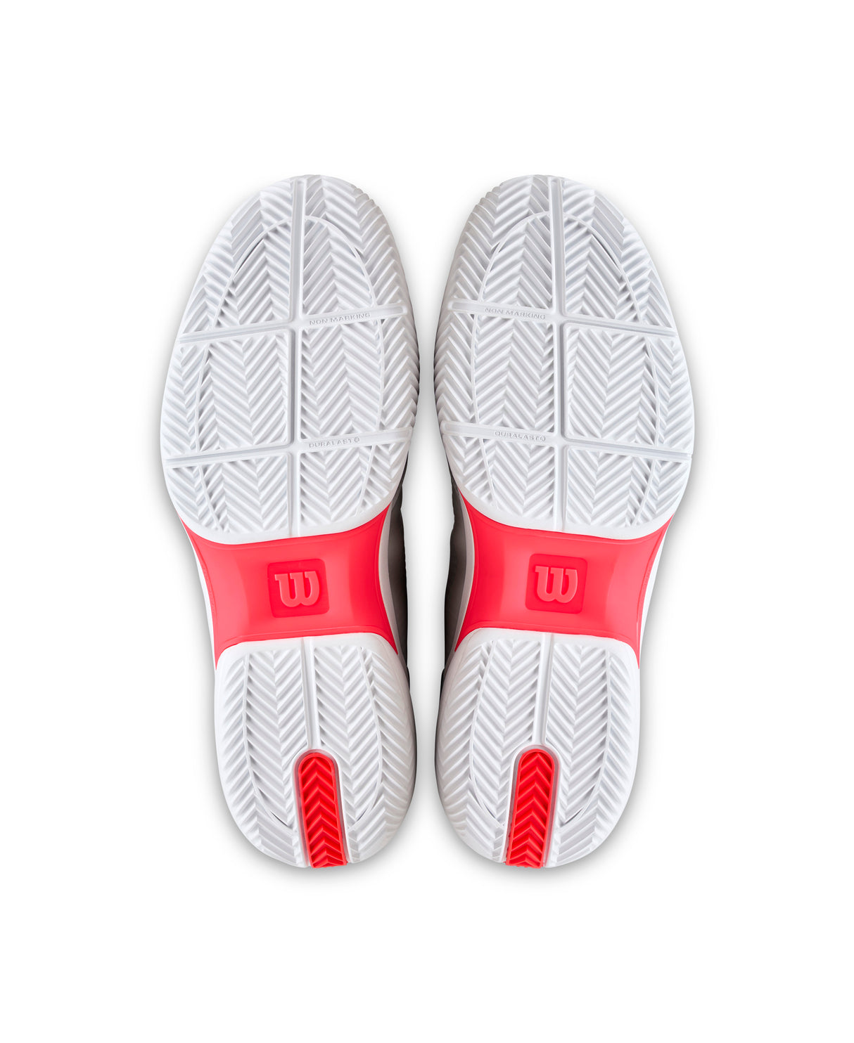 Wilson Rush Lite 5 All Court Tennis Shoes (Mens) - White/Bay/Fiery Coral