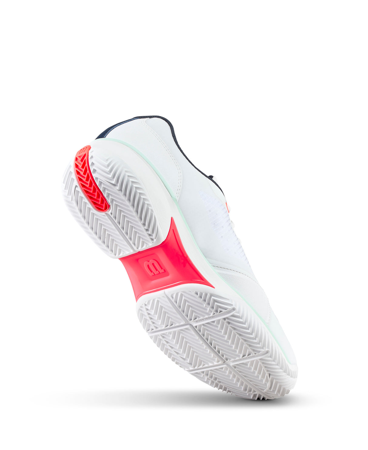 Wilson Rush Lite 5 All Court Tennis Shoes (Mens) - White/Bay/Fiery Coral