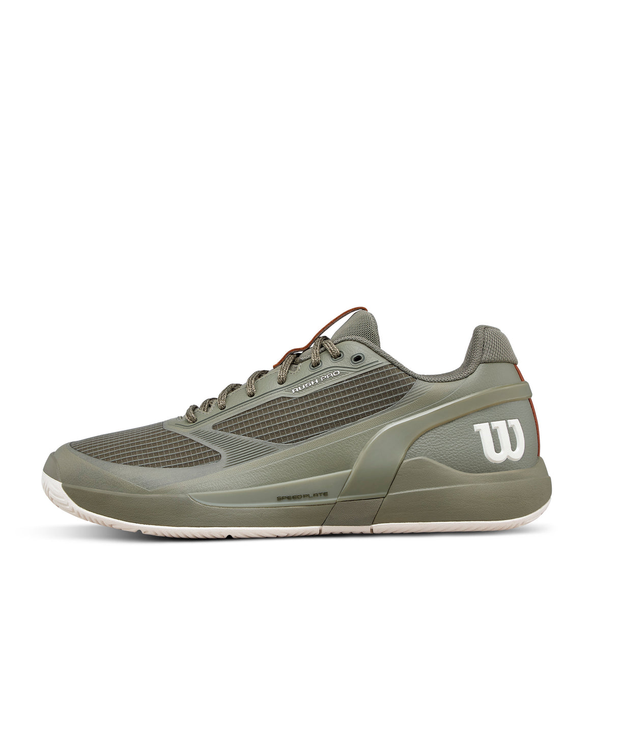 Wilson Rush Pro 5 All Court Tennis Shoes (Mens) - Vetiver/Tofu/Caramel Cafe