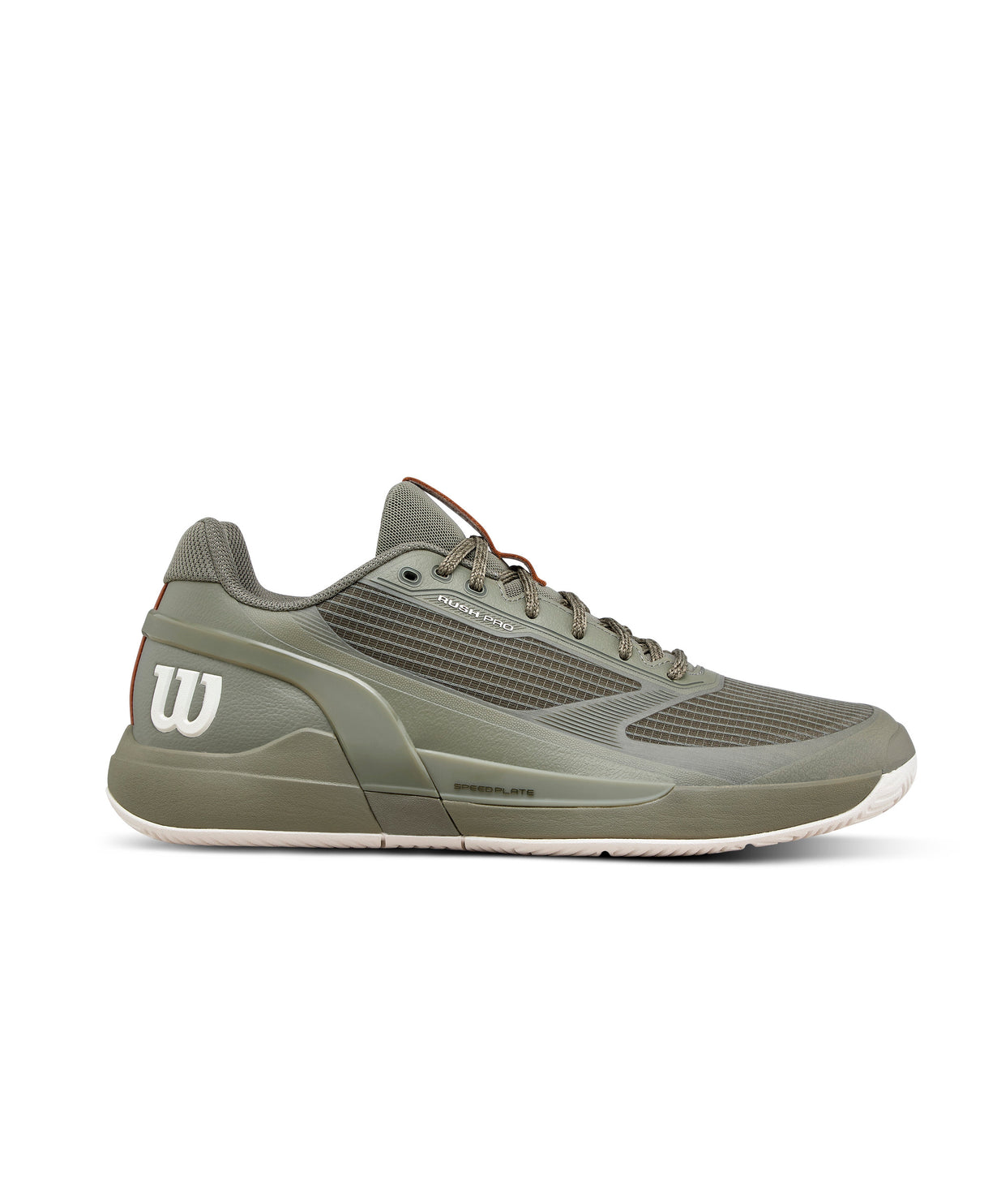 Wilson Rush Pro 5 All Court Tennis Shoes (Mens) - Vetiver/Tofu/Caramel Cafe