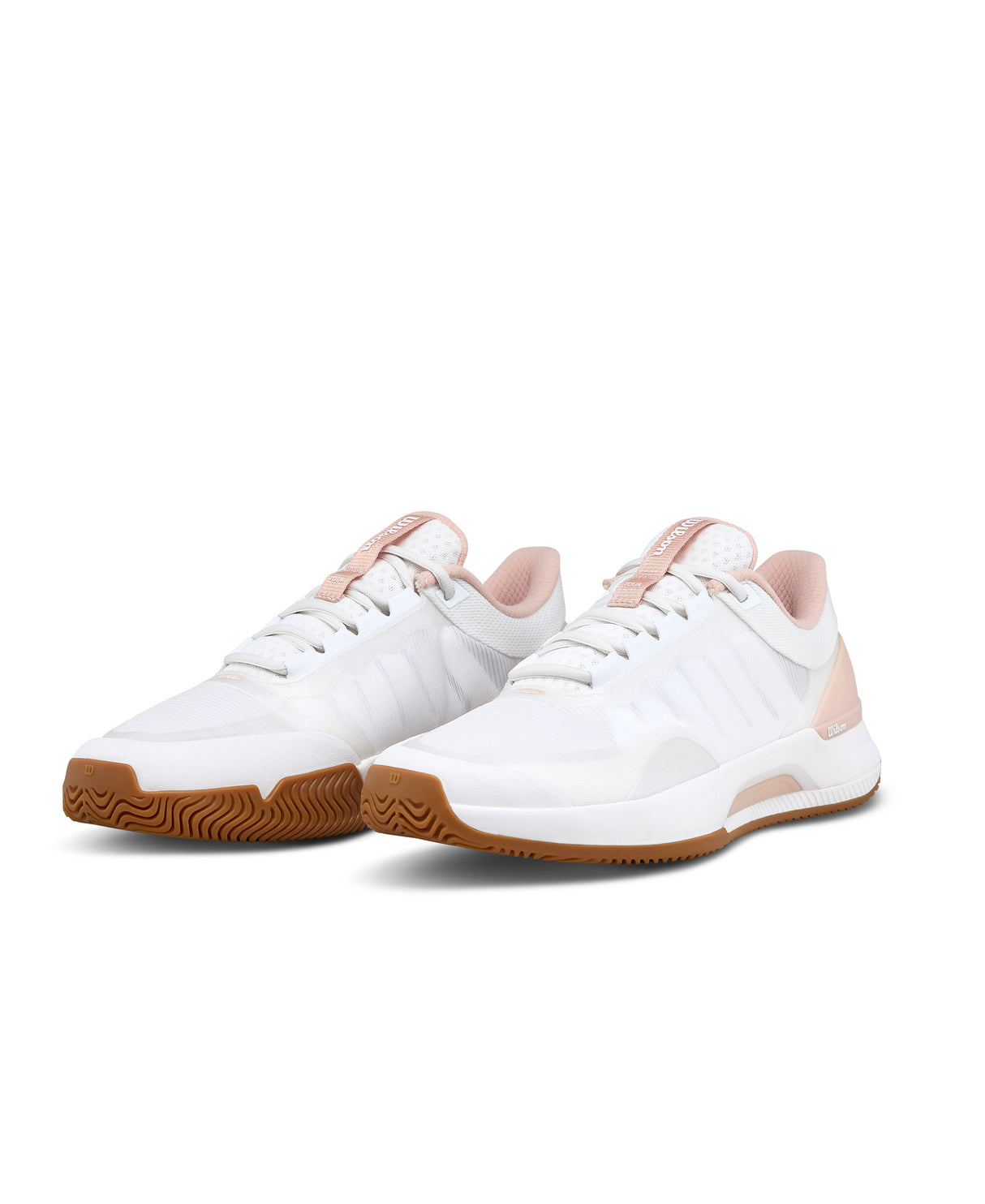 Wilson Intrigue Tour All Court Tennis Shoes (Ladies) - White/Cameo Rose/Gum