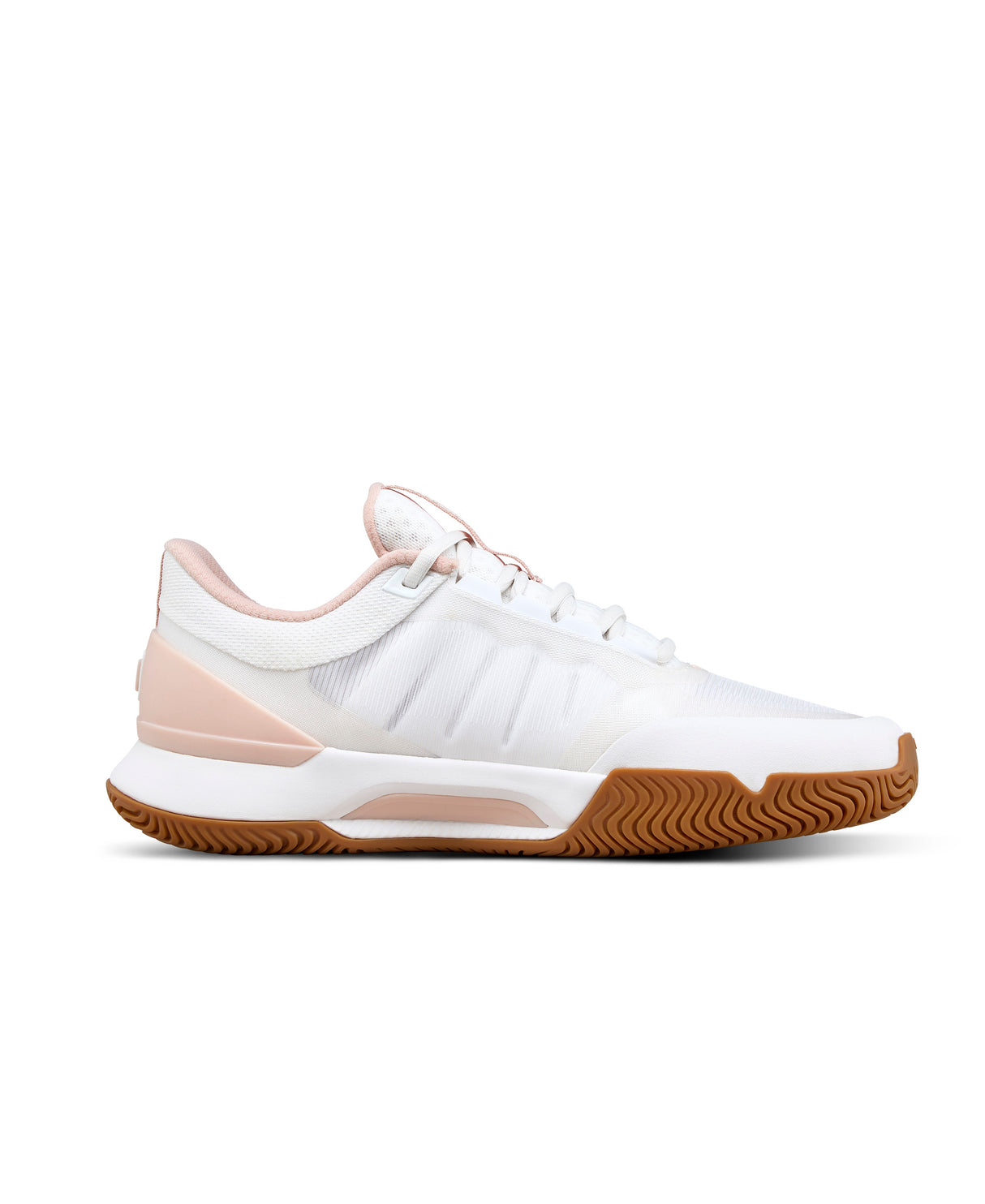 Wilson Intrigue Tour All Court Tennis Shoes (Ladies) - White/Cameo Rose/Gum