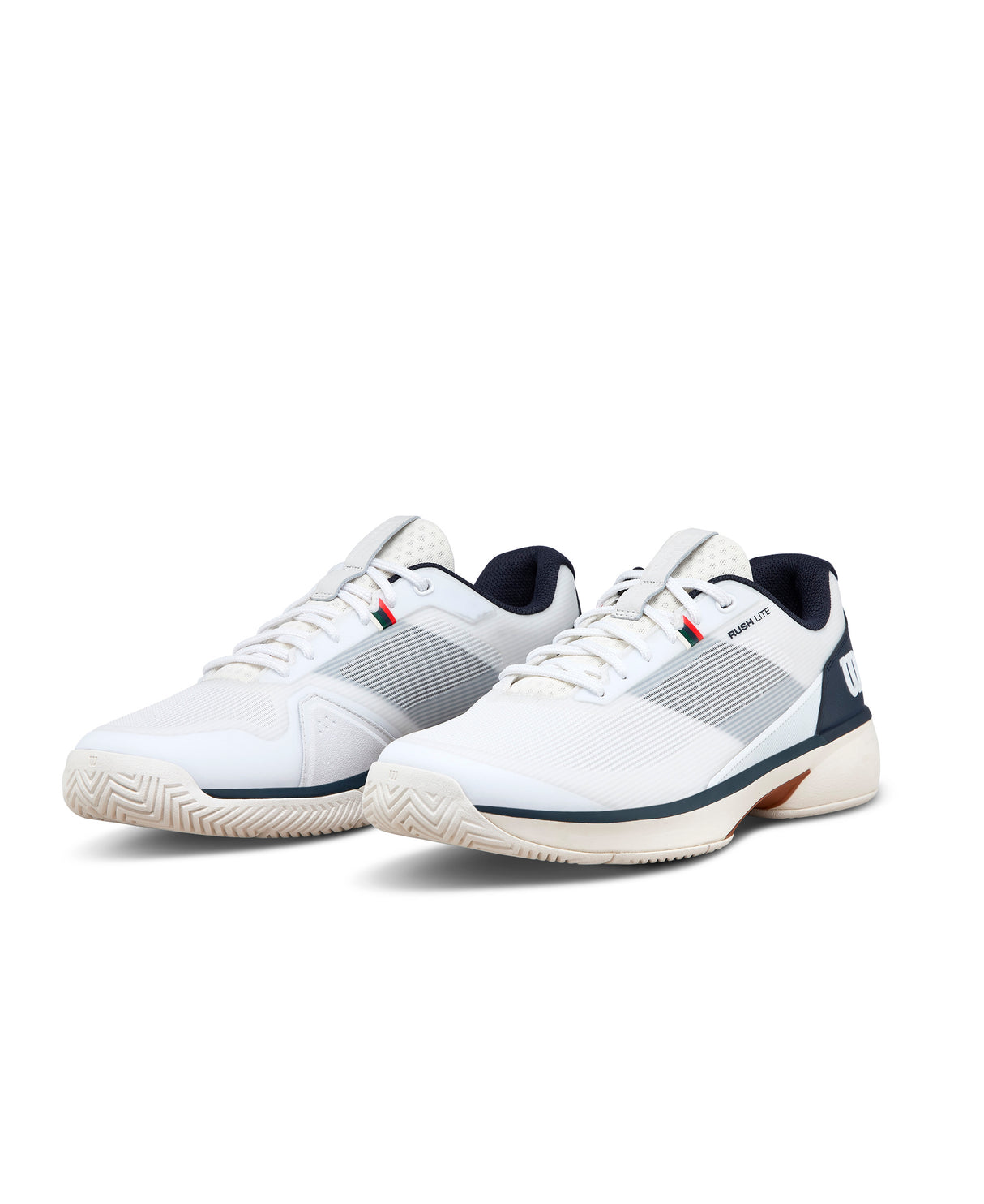 Wilson Rush Lite Clay Court Tennis Shoe (Mens) - White/Navy