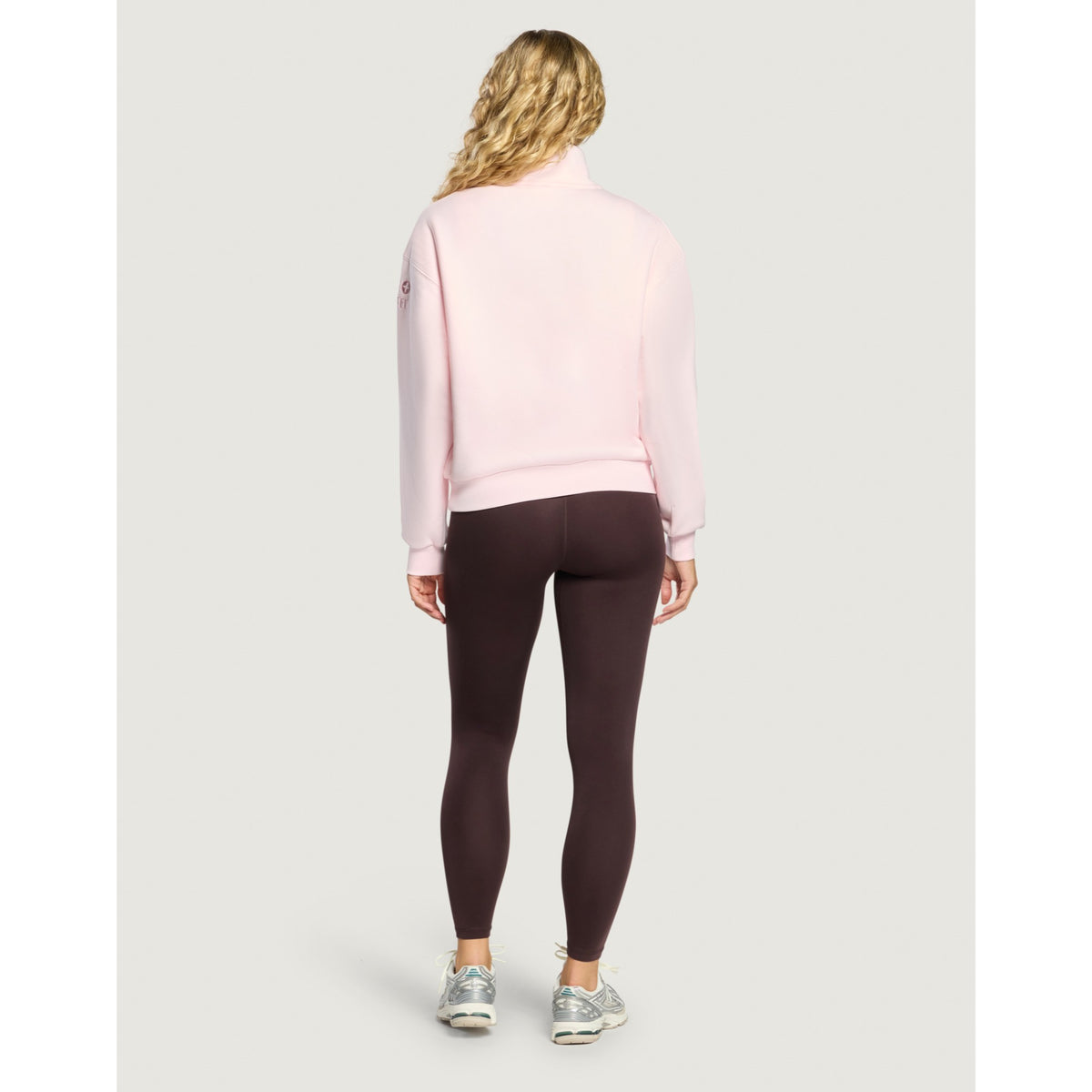 Gym+Coffee Daily Snap Collar Sierra Sweatshirt (Ladies) - Ballet Pink - photo 2