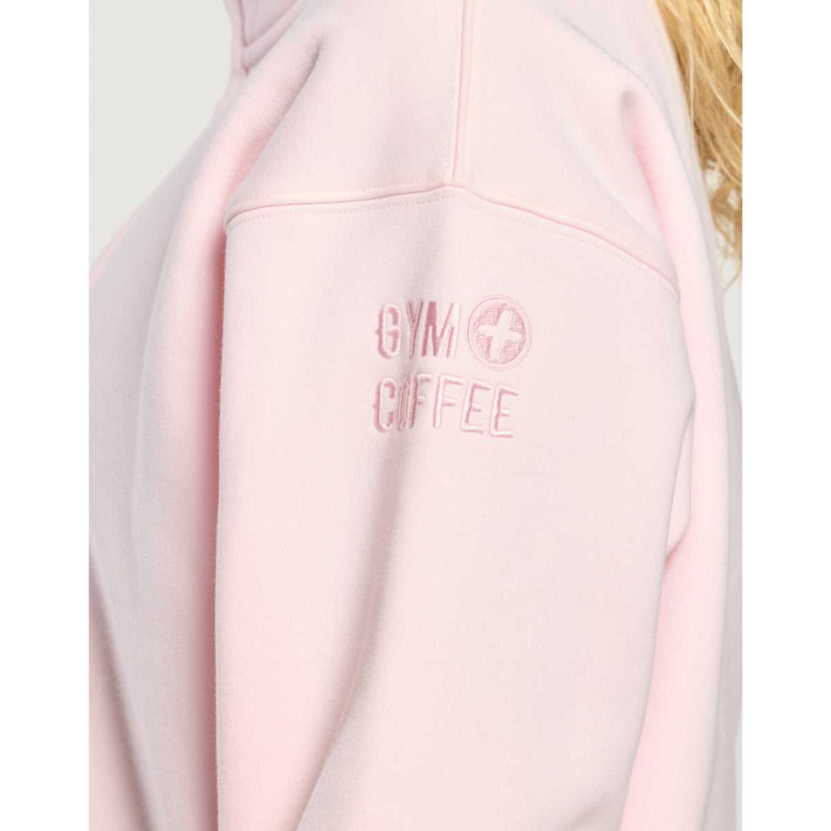Gym+Coffee Daily Snap Collar Sierra Sweatshirt (Ladies) - Ballet Pink - photo 3