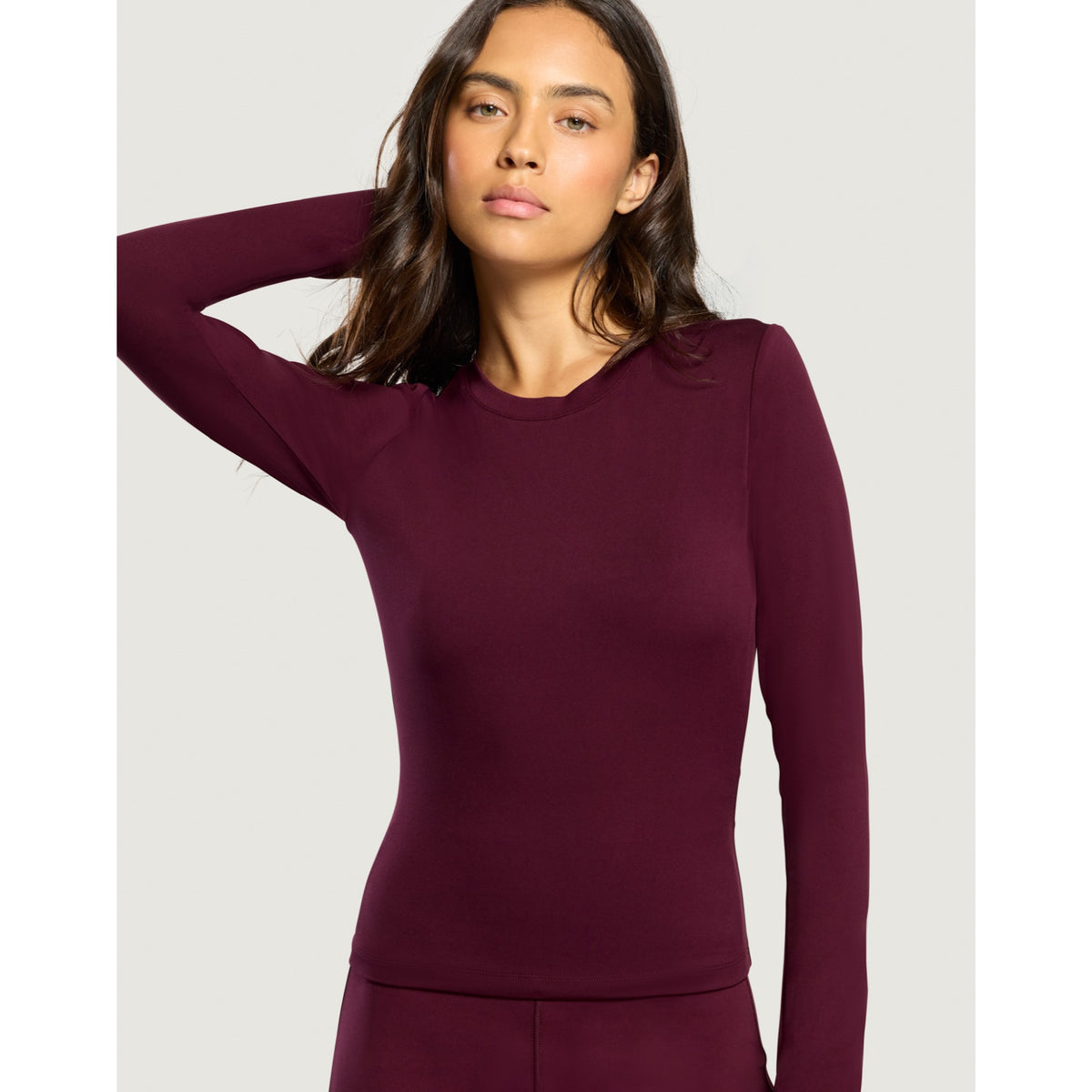 Gym+Coffee Day Kind Long Sleeve (Ladies) - Cherry Crush - photo 3