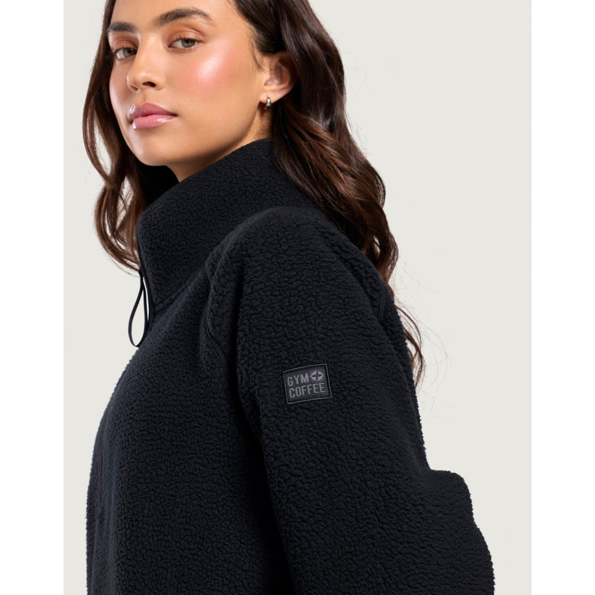 Gym+Coffee Horizon Longline Half Zip (Ladies) - Black - photo 5