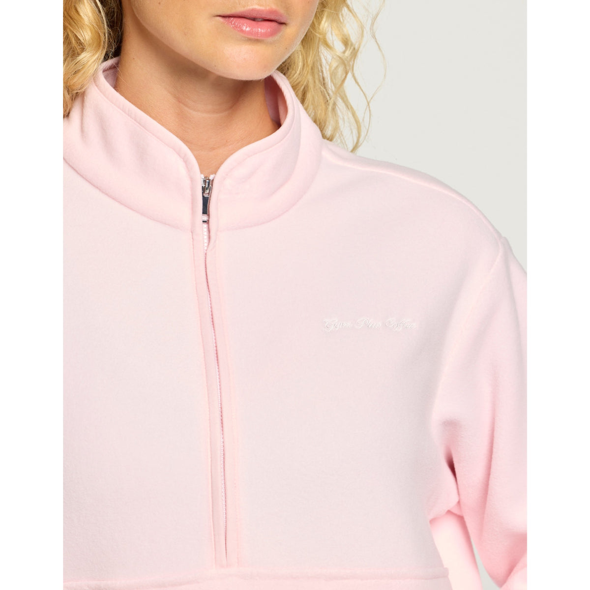 Gym+Coffee Polar Half Zip Fleece (Ladies) - Ballet Pink - photo 4