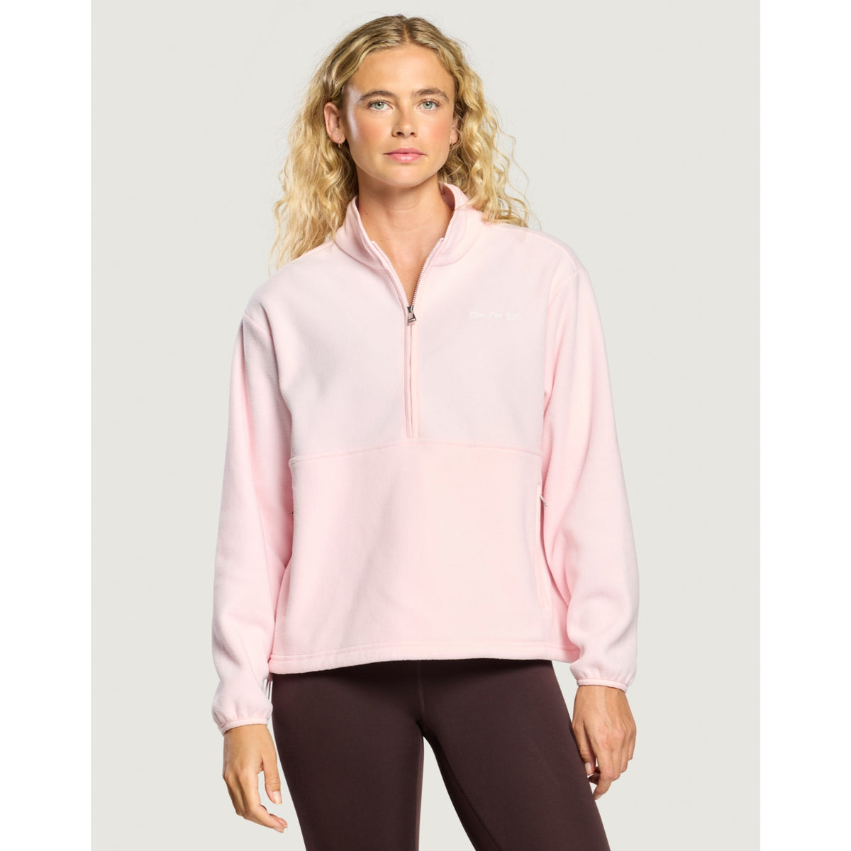 Gym+Coffee Polar Half Zip Fleece (Ladies) - Ballet Pink - photo 8