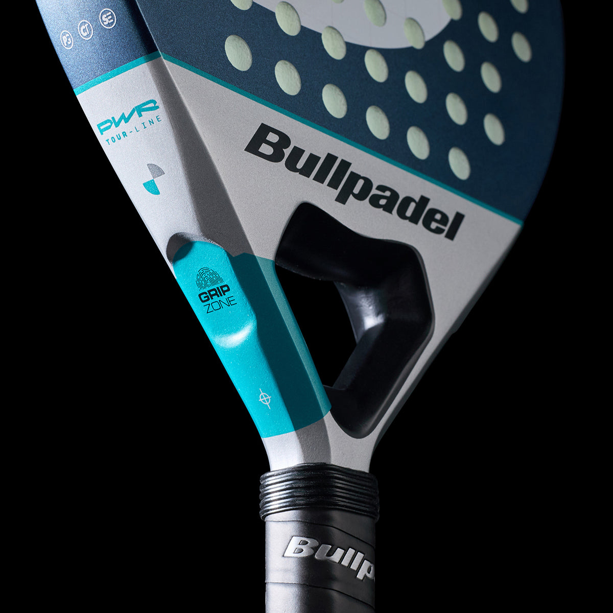 Bullpadel Indiga Power 26 padel racket, detail view