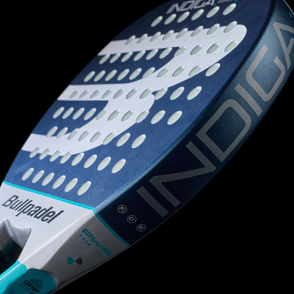 Bullpadel Indiga Power 26 padel racket, detail view