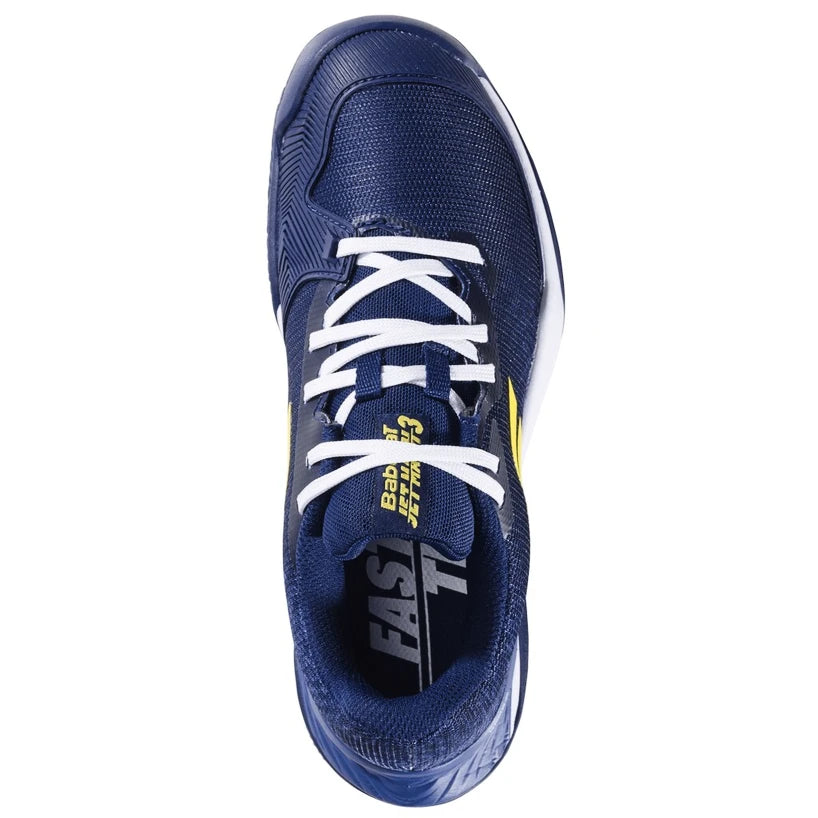 Babolat Jet Mach 3 Junior Clay Tennis Shoe (Boys) - Sodalite Blue