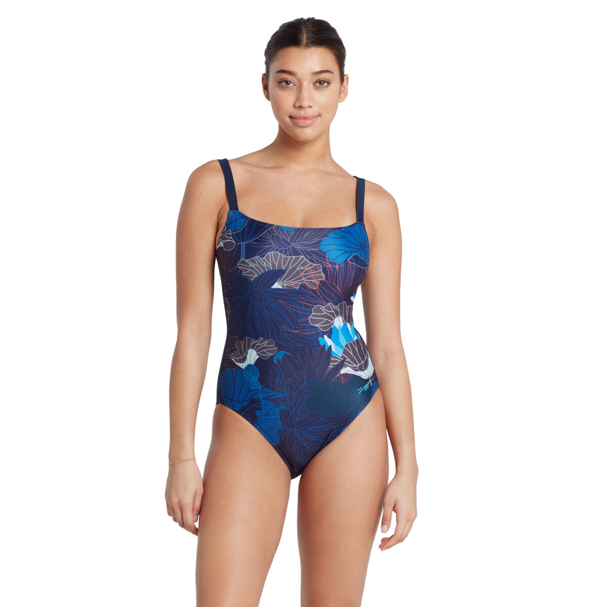 Swimming Costume Zoggs Adjustable Classic Back Women - Lotus